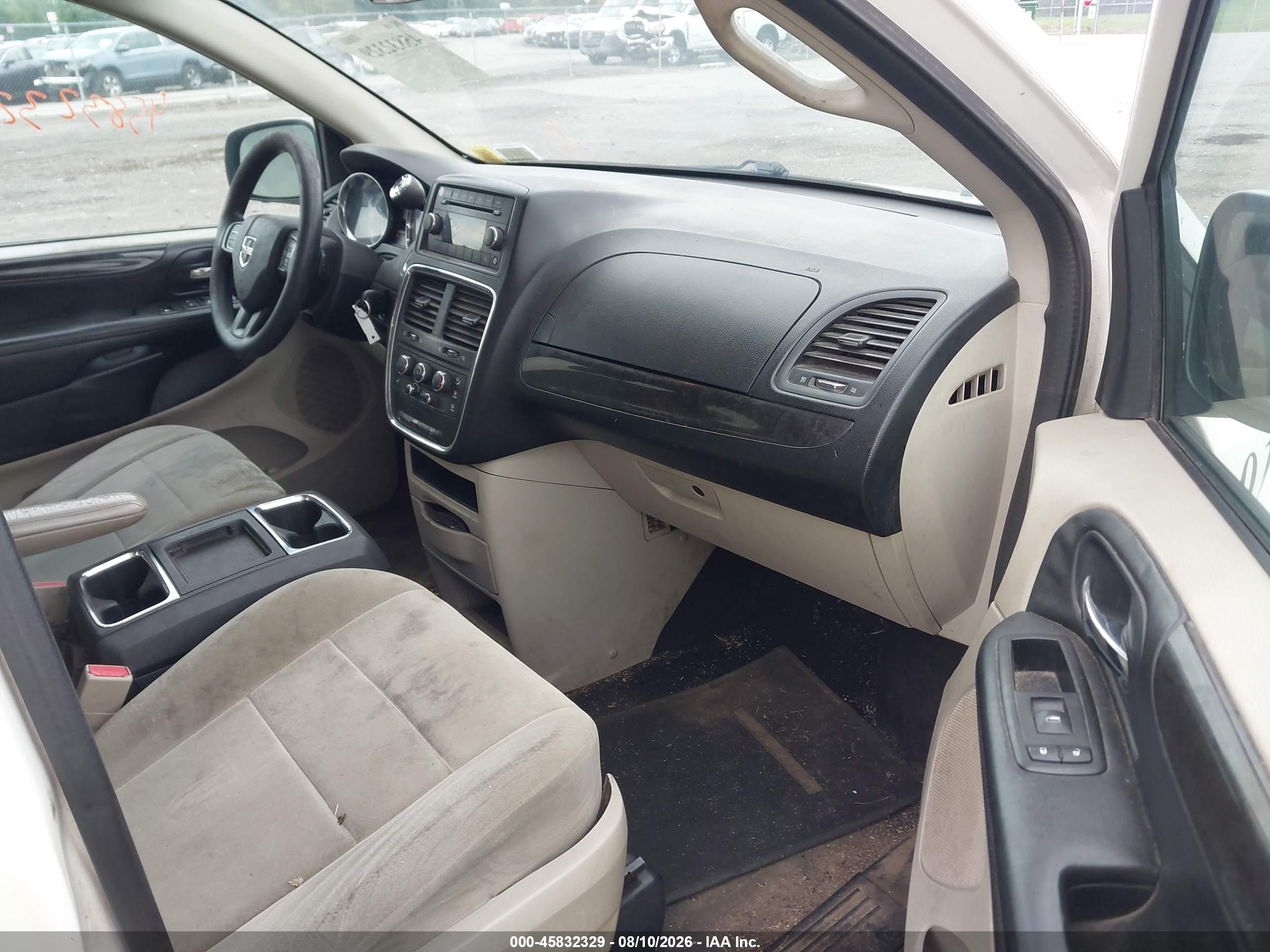 2012 Dodge Grand Caravan Sxt White vin: 2C4RDGCG2CR341584