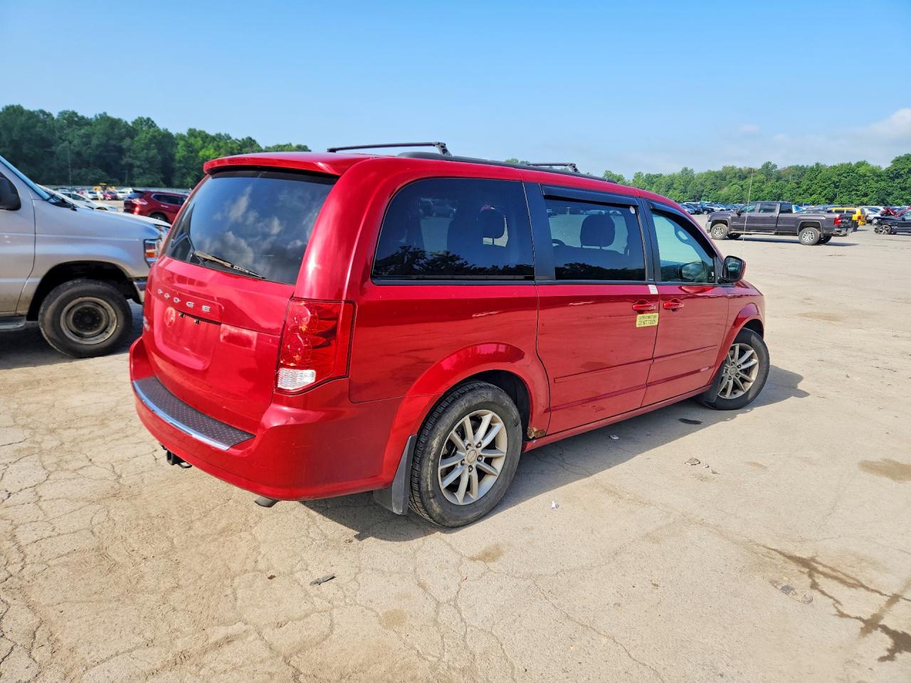 2013 Dodge Grand Caravan Sxt Burgundy vin: 2C4RDGCG2DR515073