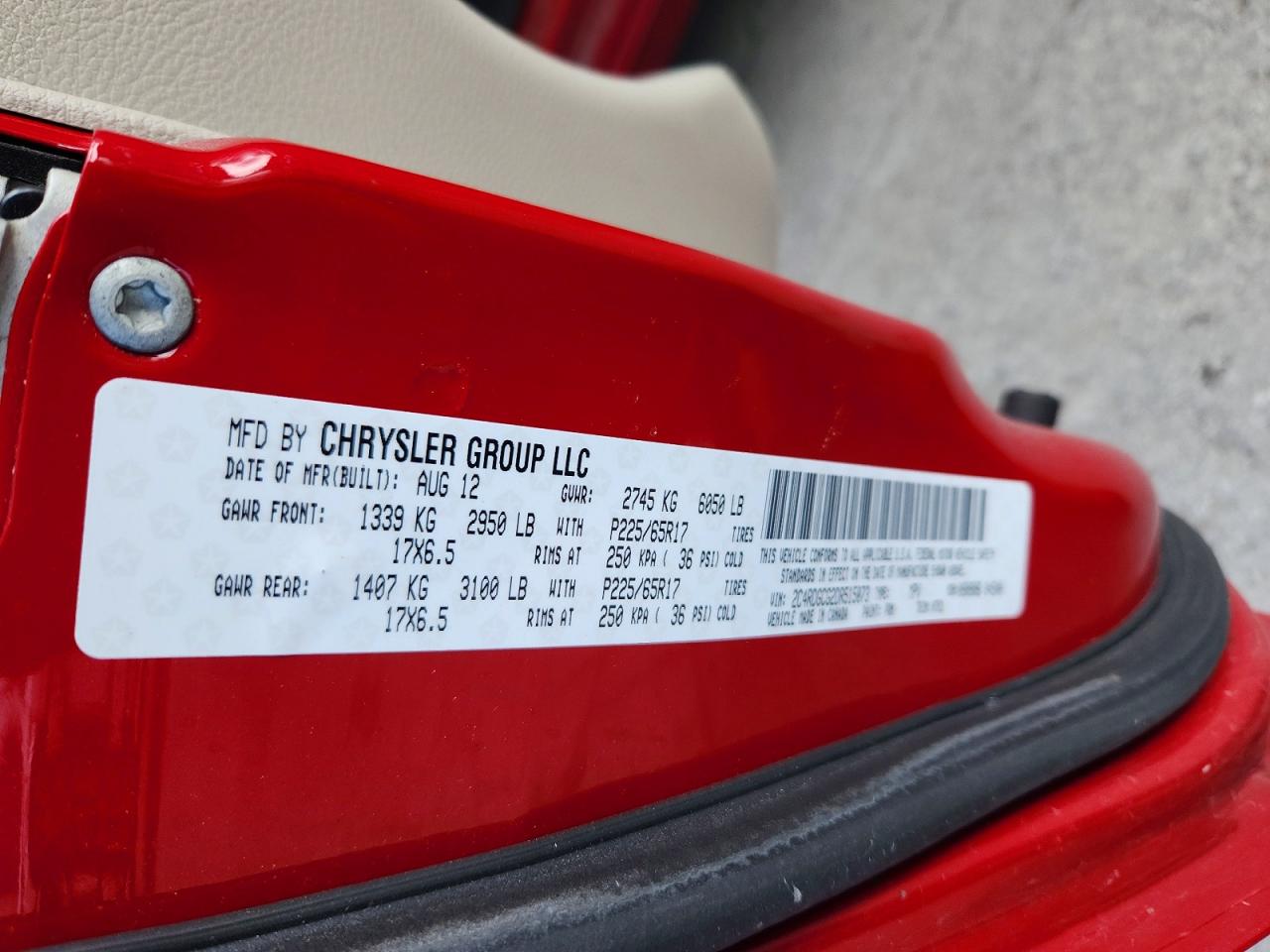 2013 Dodge Grand Caravan Sxt Burgundy vin: 2C4RDGCG2DR515073
