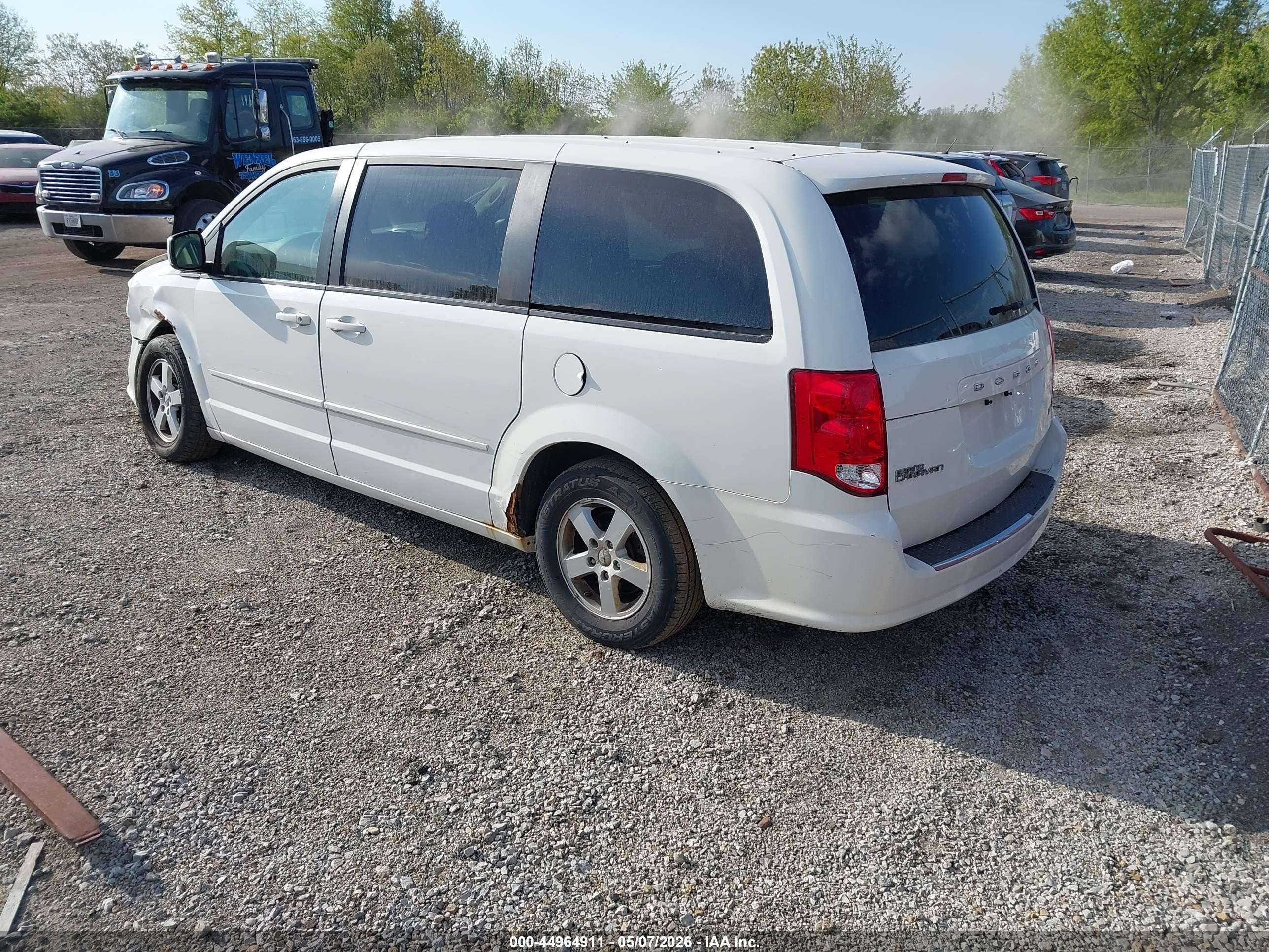 2013 Dodge Grand Caravan Sxt Белый vin: 2C4RDGCG2DR524243
