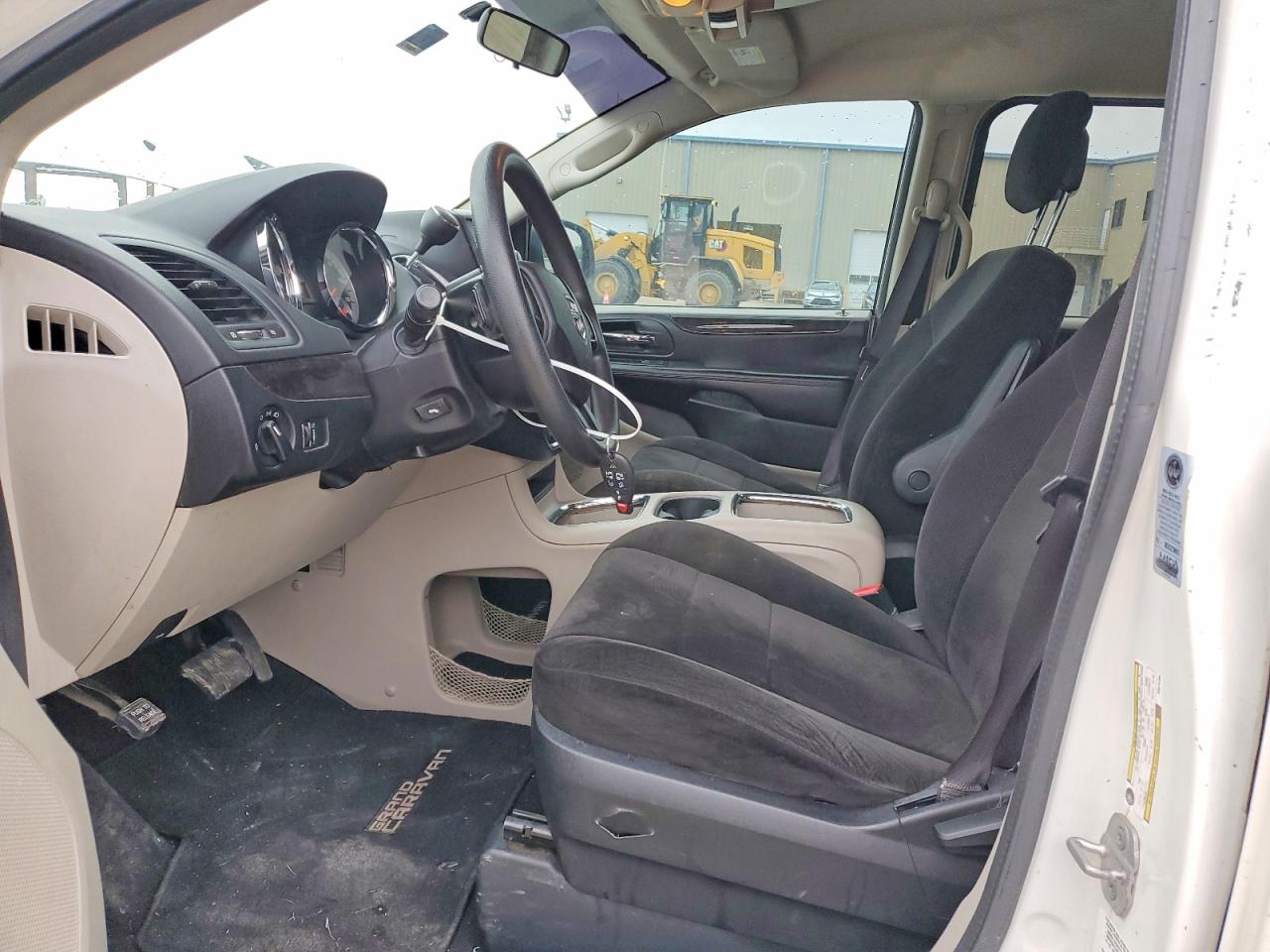 2013 Dodge Grand Caravan Sxt White vin: 2C4RDGCG2DR575158