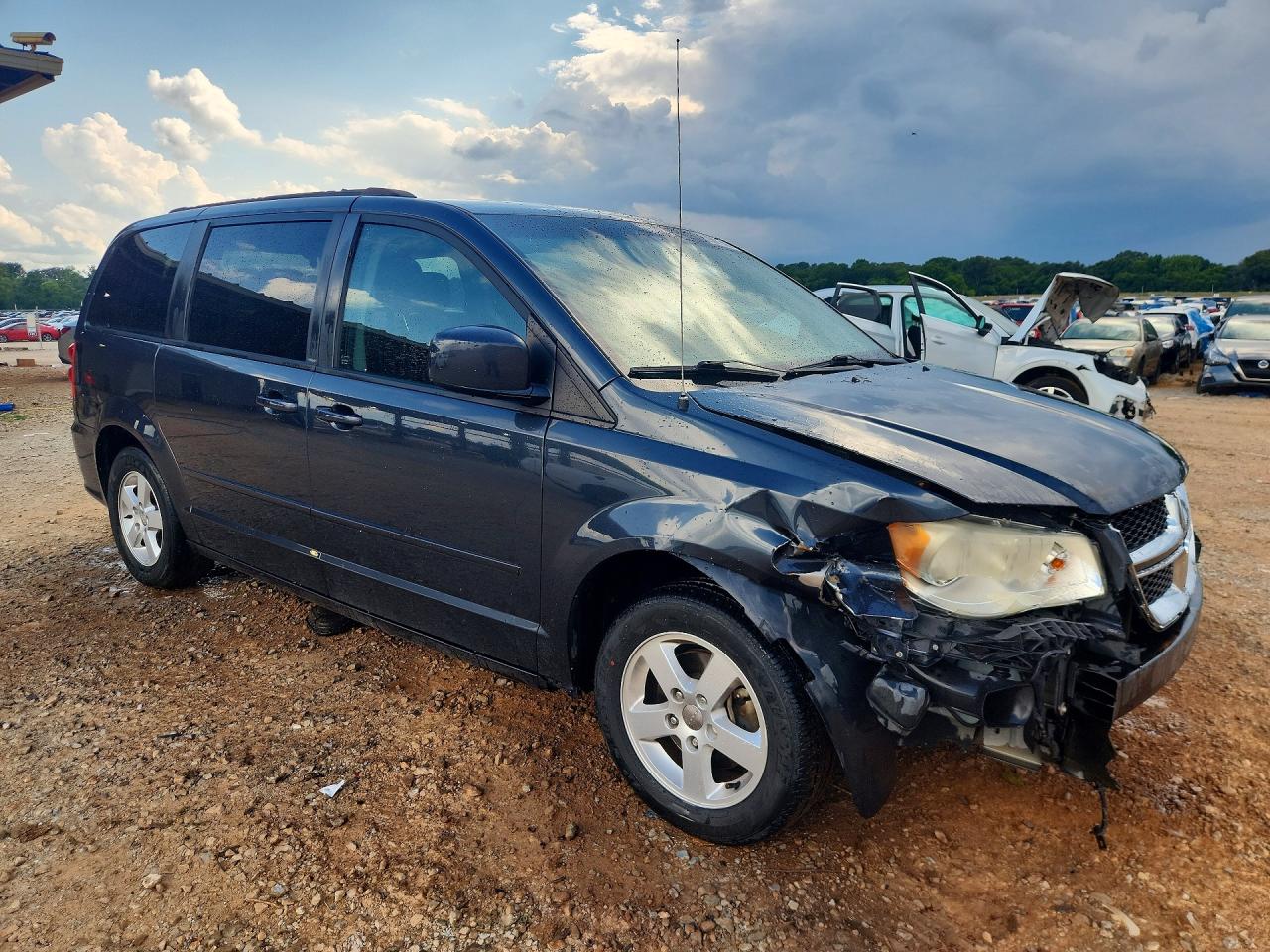 2013 Dodge Grand Caravan Sxt Gray vin: 2C4RDGCG2DR636962