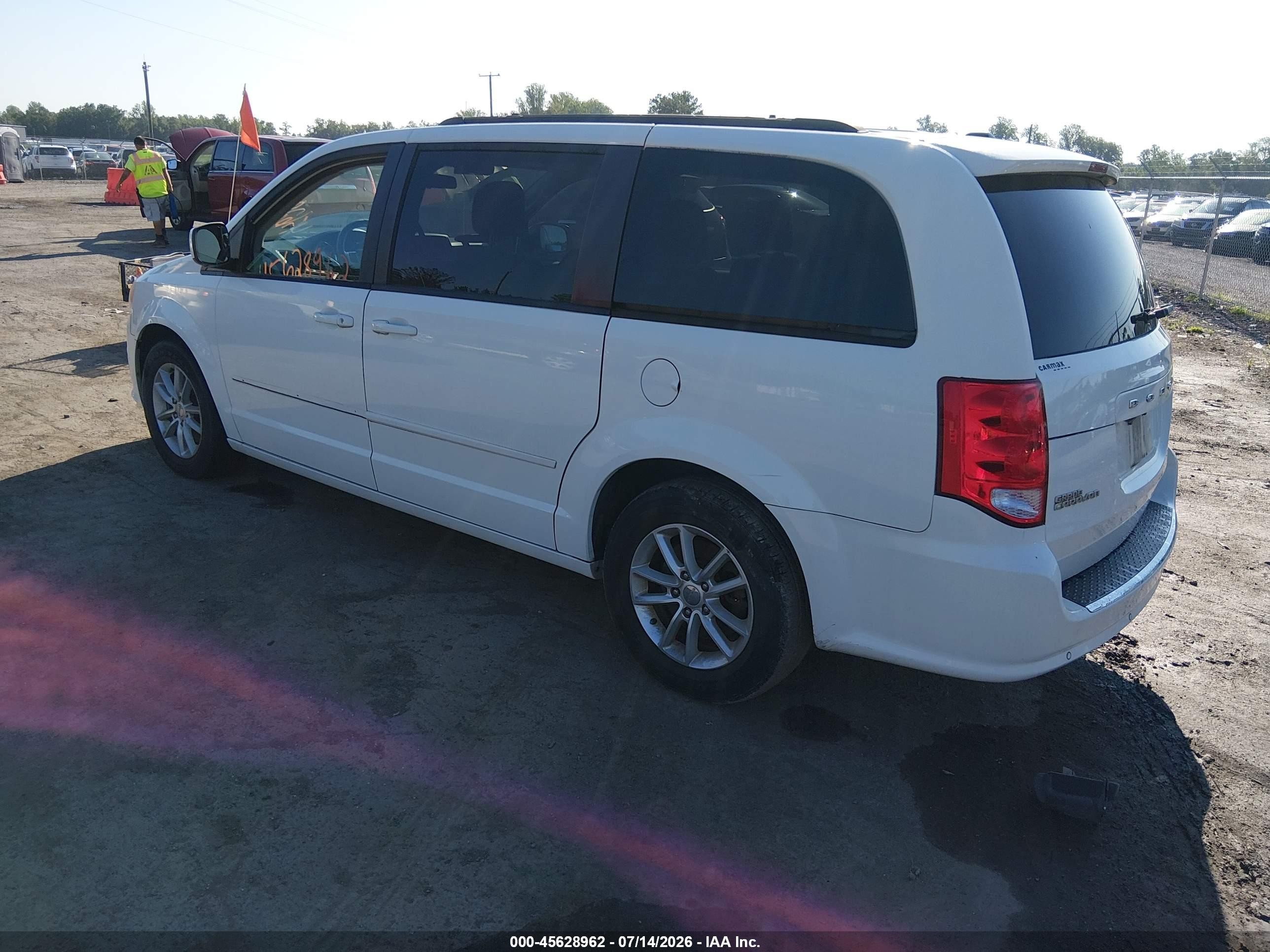 2013 Dodge Grand Caravan Sxt Белый vin: 2C4RDGCG2DR719470
