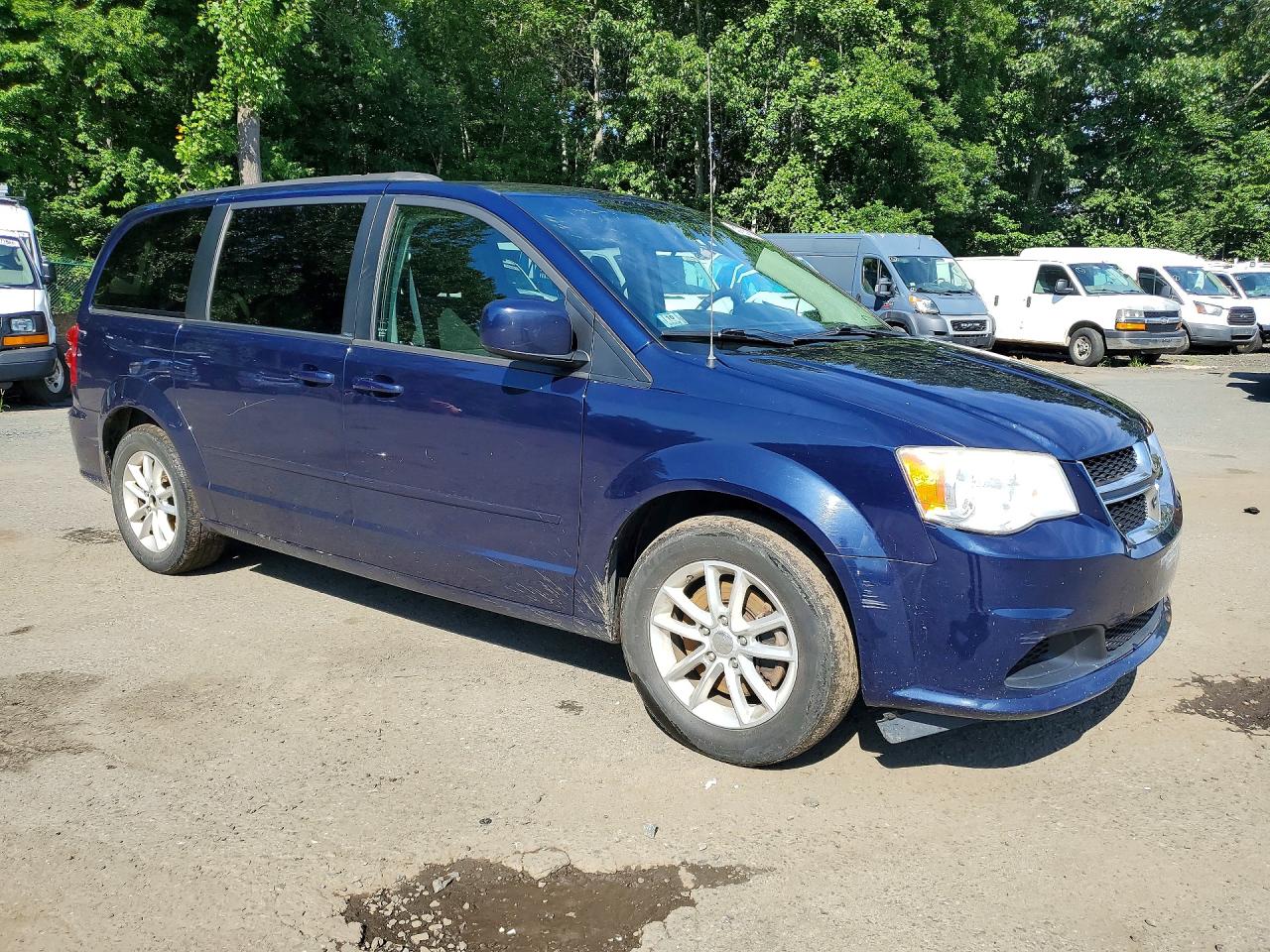 2013 Dodge Grand Caravan Sxt Blue vin: 2C4RDGCG2DR726497