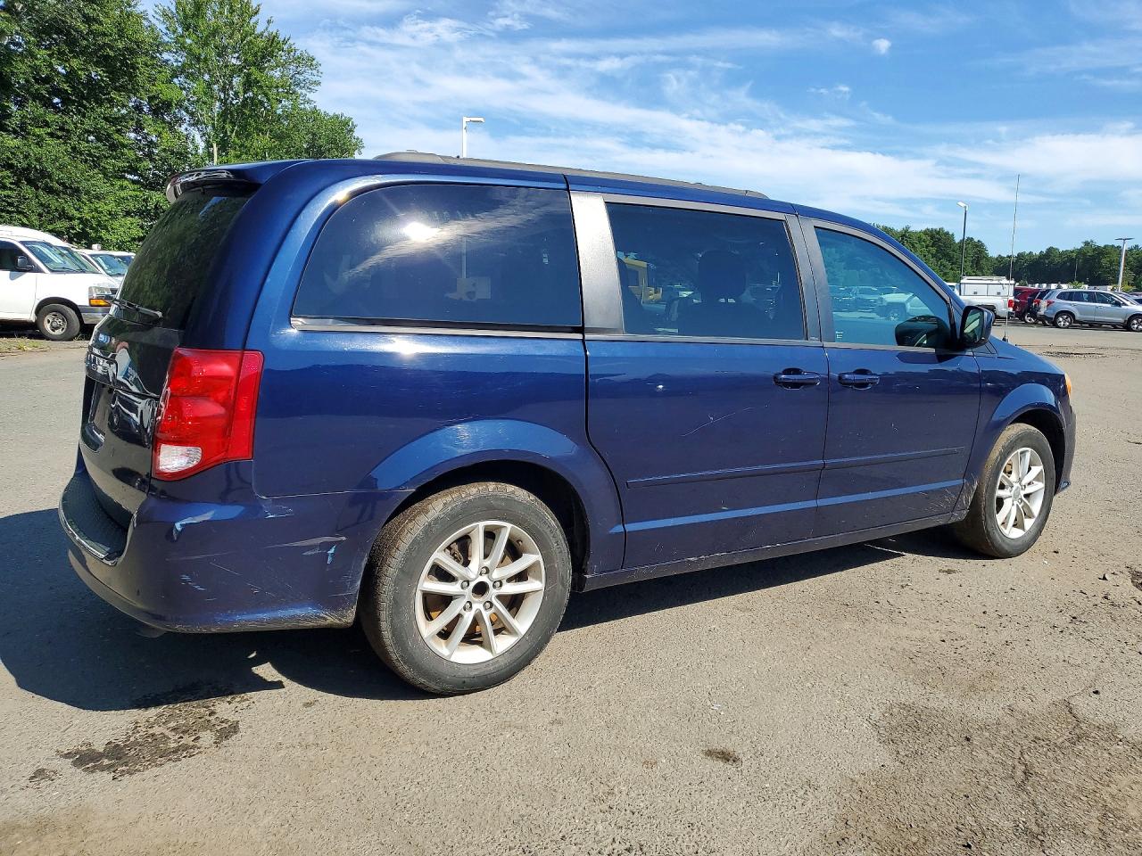 2013 Dodge Grand Caravan Sxt Blue vin: 2C4RDGCG2DR726497