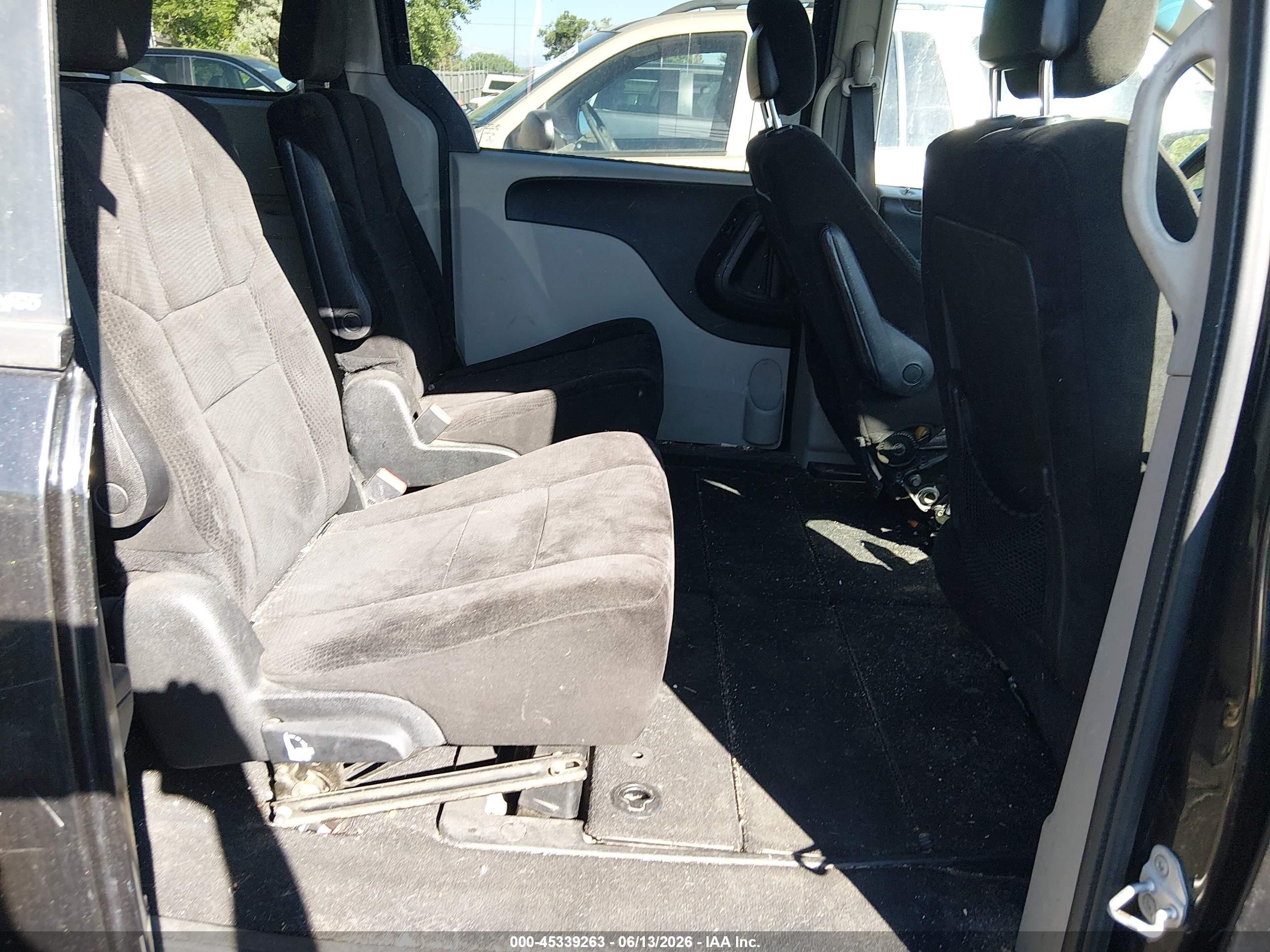 2013 Dodge Grand Caravan Sxt Black vin: 2C4RDGCG2DR771536