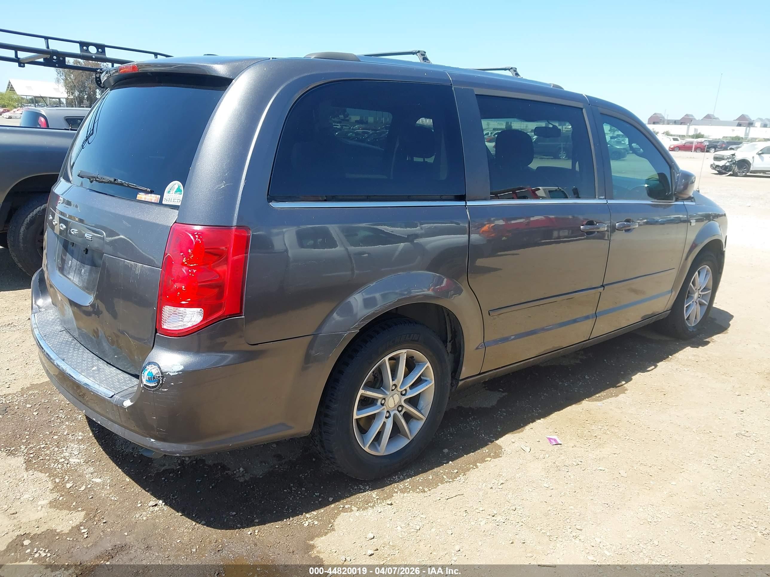 2014 Dodge Grand Caravan Sxt 30th Anniversary Gray vin: 2C4RDGCG2ER229953
