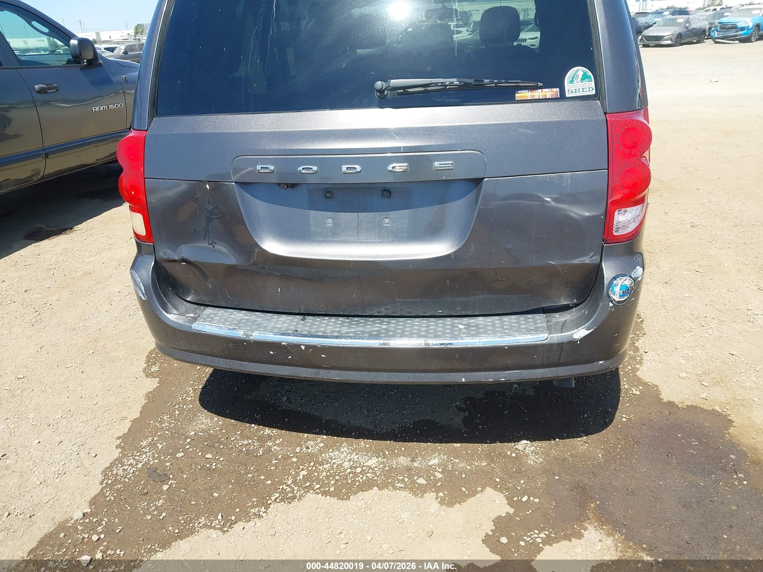2014 Dodge Grand Caravan Sxt 30th Anniversary Gray vin: 2C4RDGCG2ER229953