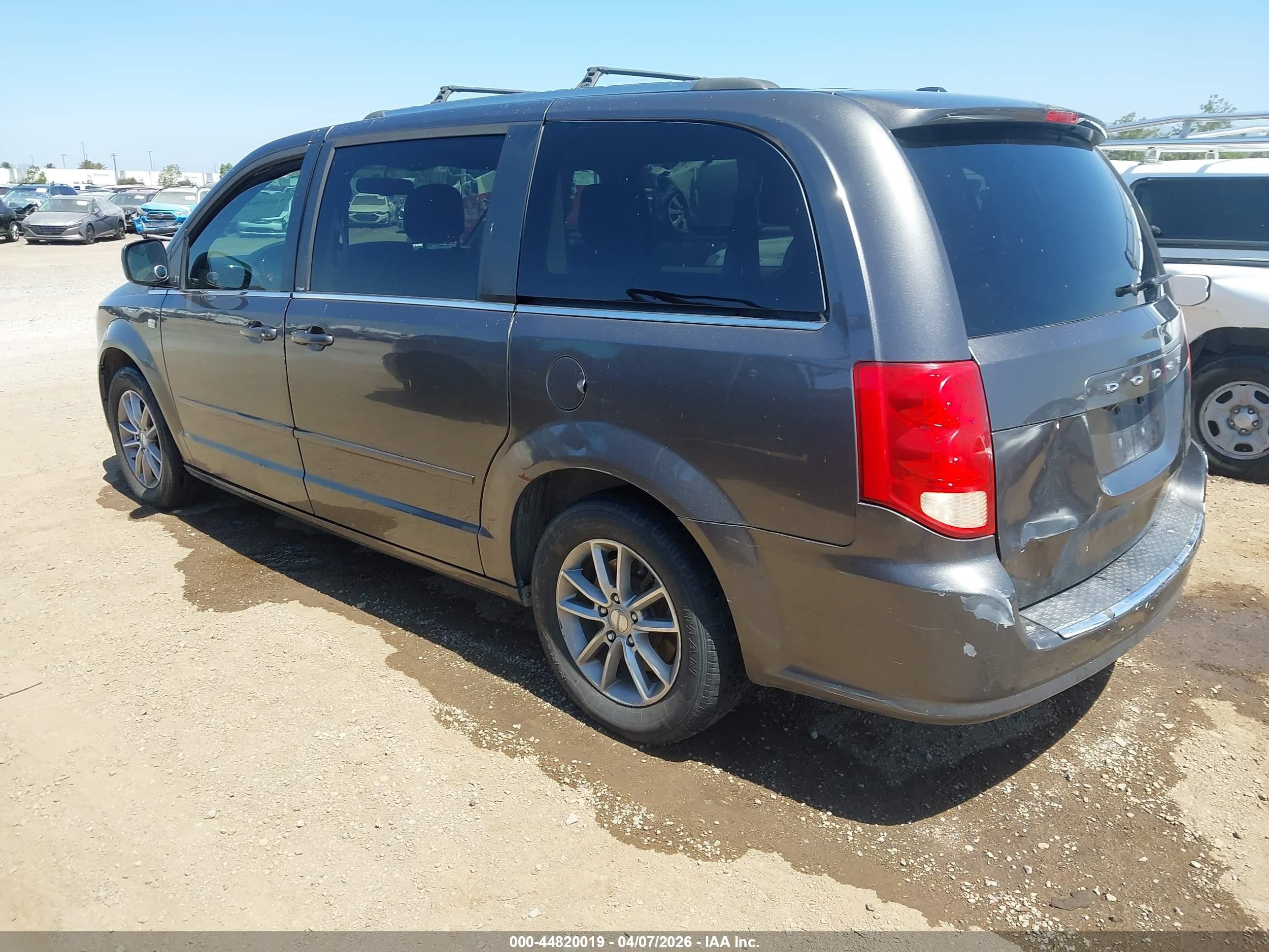 2014 Dodge Grand Caravan Sxt 30th Anniversary Gray vin: 2C4RDGCG2ER229953