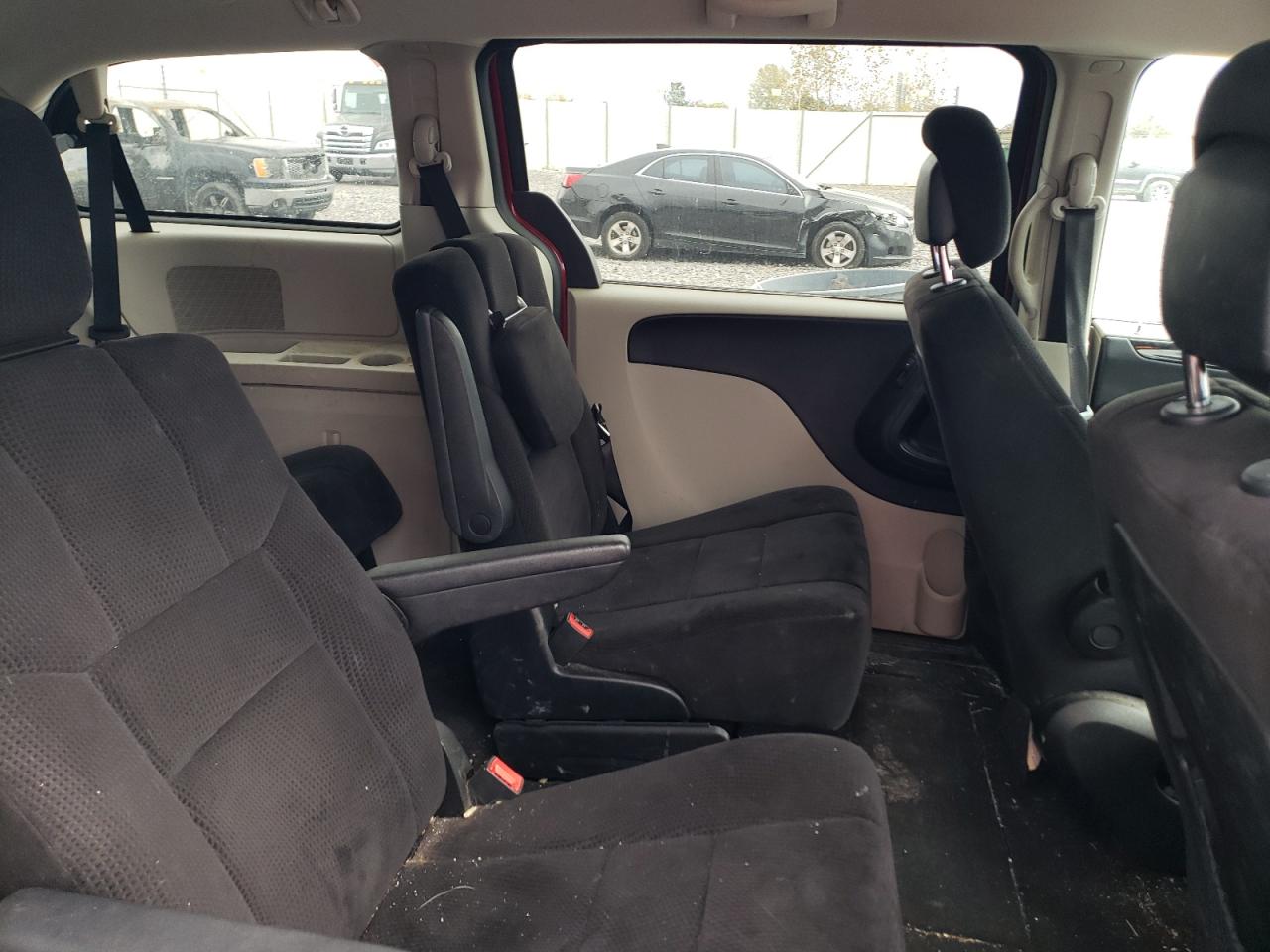 2014 Dodge Grand Caravan Sxt Красный vin: 2C4RDGCG2ER122370