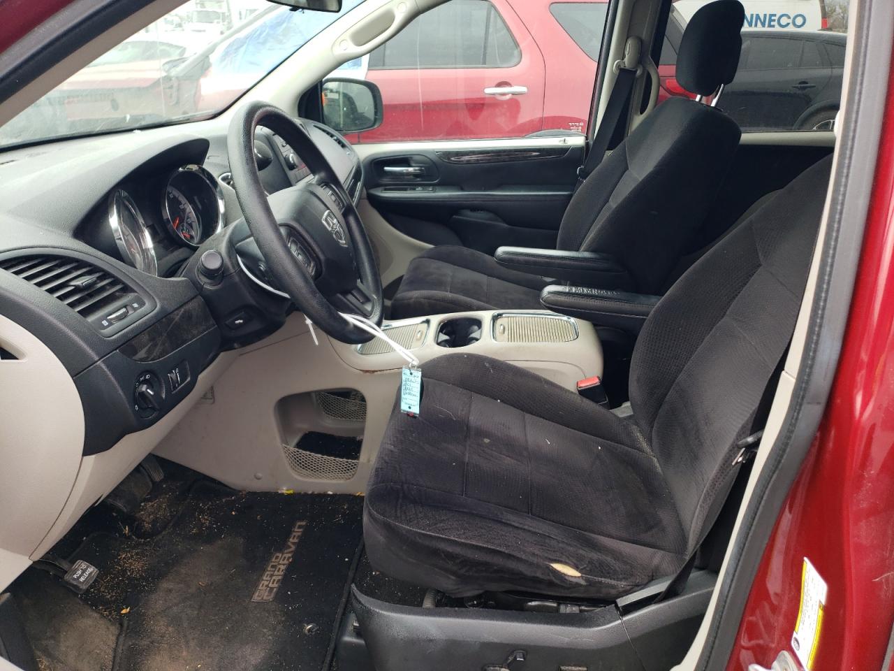 2014 Dodge Grand Caravan Sxt Красный vin: 2C4RDGCG2ER122370