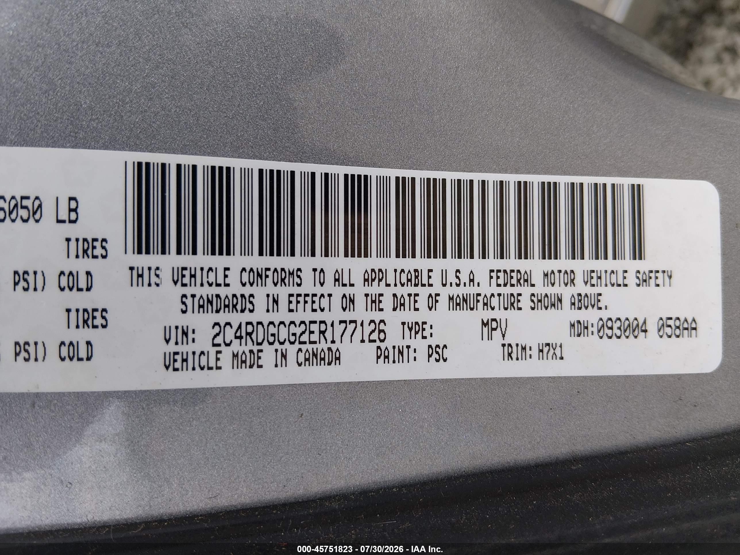 2014 Dodge Grand Caravan Sxt Silver vin: 2C4RDGCG2ER177126