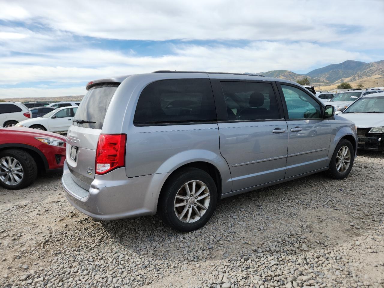 2014 Dodge Grand Caravan Sxt Gray vin: 2C4RDGCG2ER205426