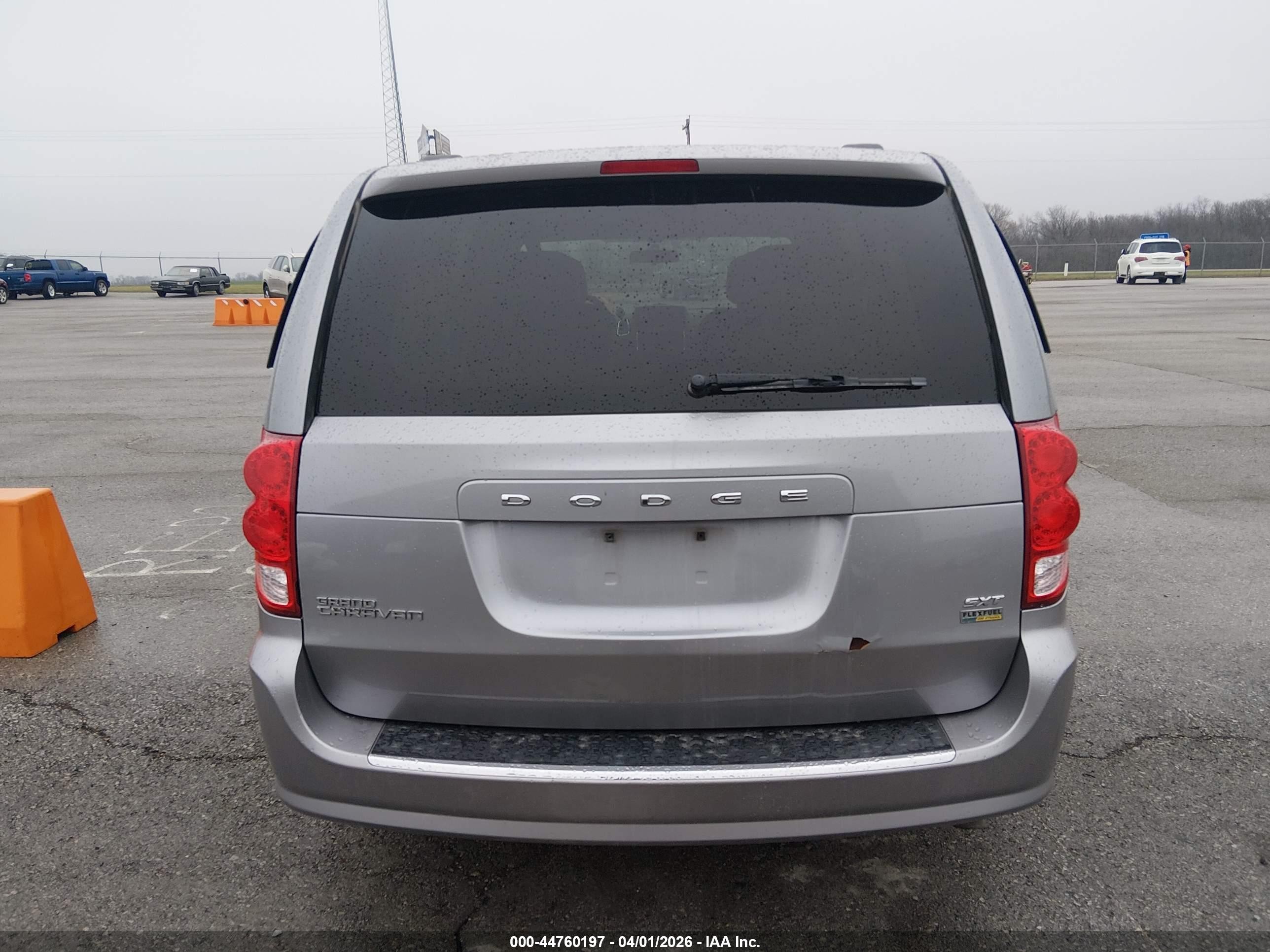 2014 Dodge Grand Caravan Sxt Gray vin: 2C4RDGCG2ER209735