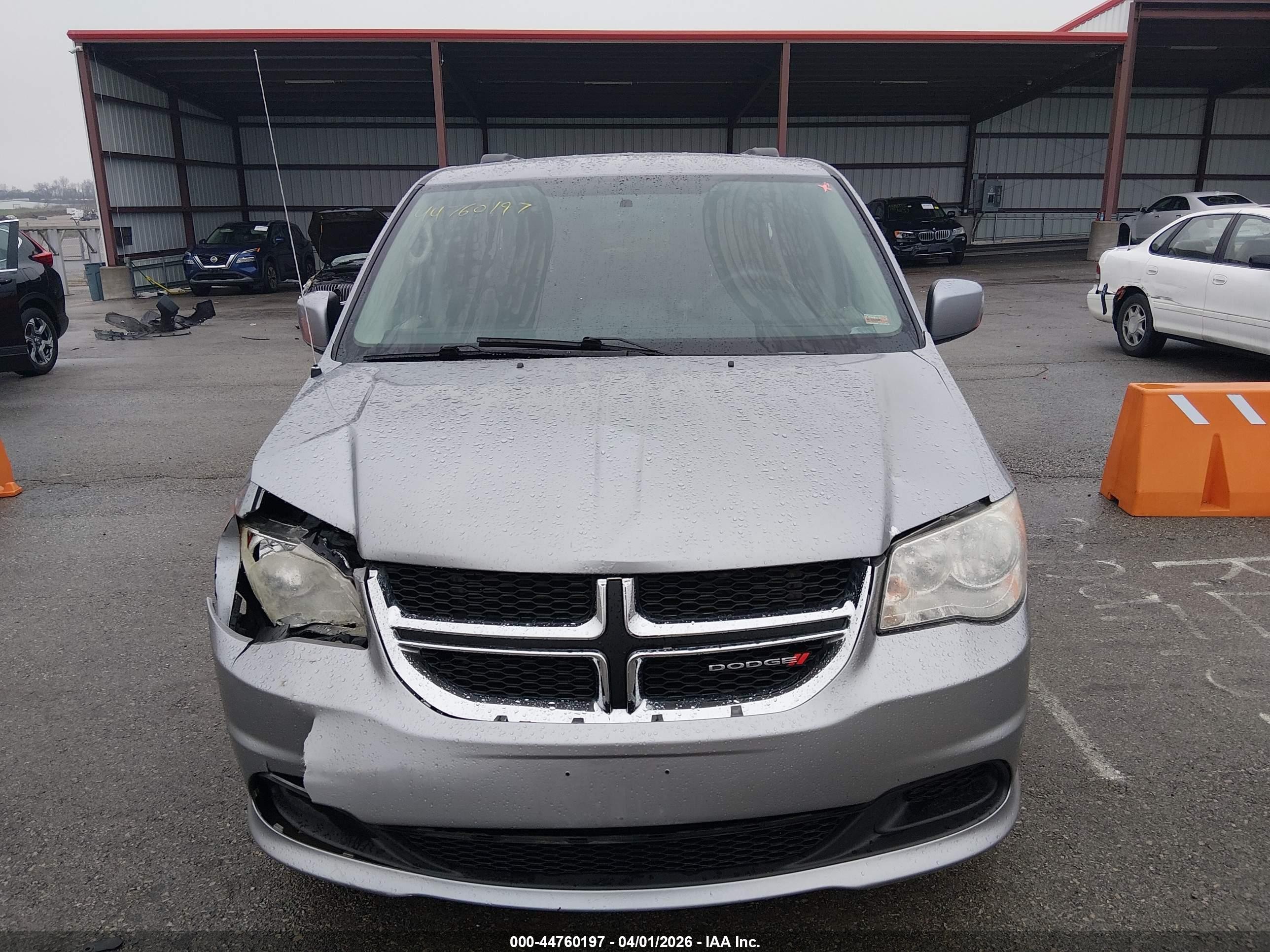 2014 Dodge Grand Caravan Sxt Gray vin: 2C4RDGCG2ER209735