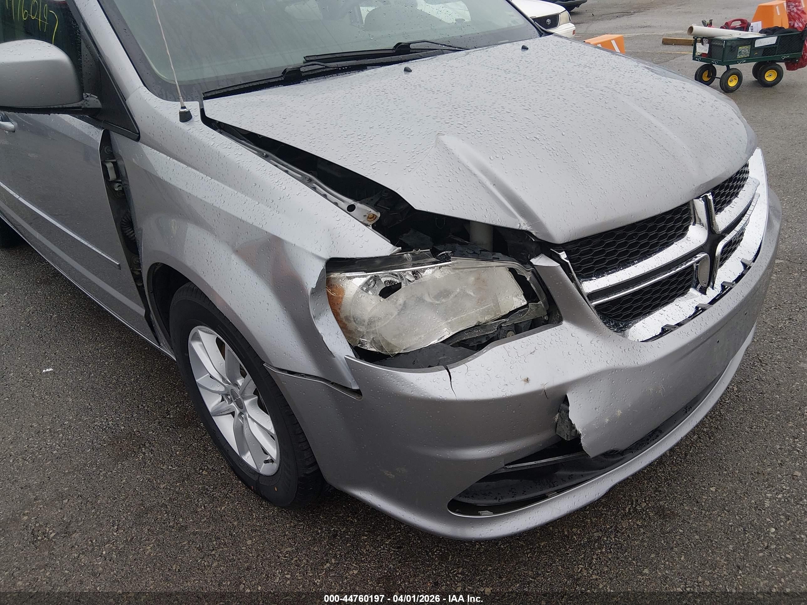 2014 Dodge Grand Caravan Sxt Gray vin: 2C4RDGCG2ER209735