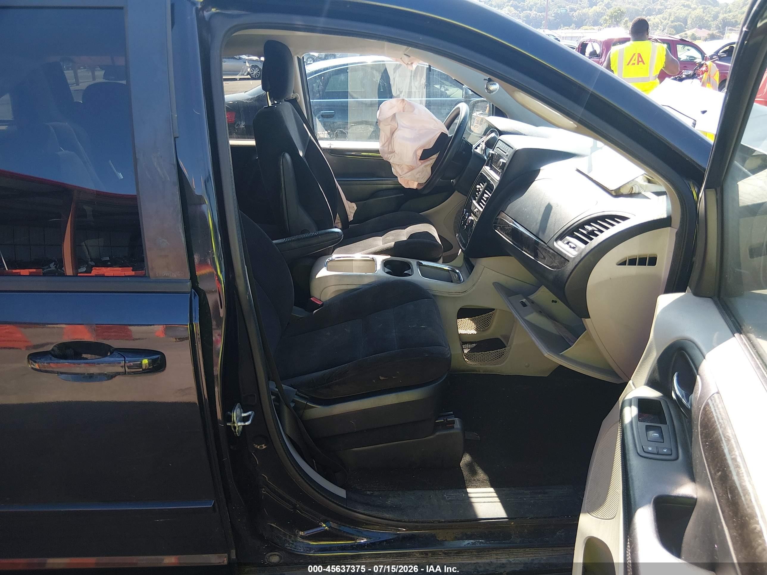 2014 Dodge Grand Caravan Sxt Black vin: 2C4RDGCG2ER264282