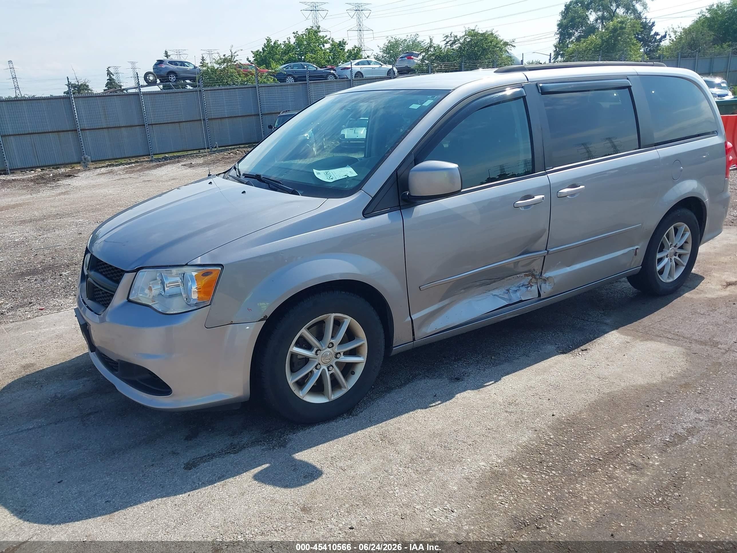 2014 Dodge Grand Caravan Sxt Серый vin: 2C4RDGCG2ER274648