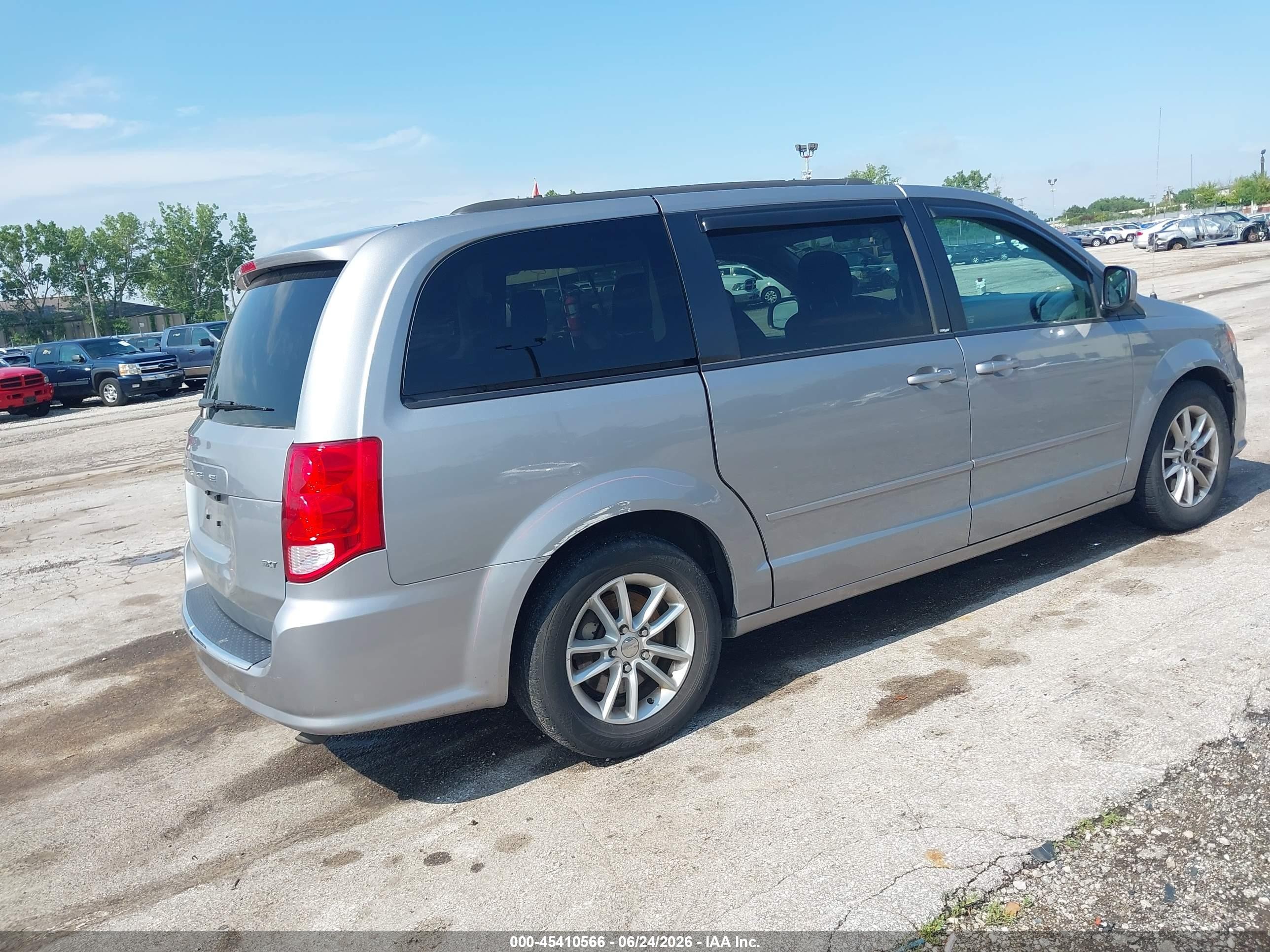 2014 Dodge Grand Caravan Sxt Серый vin: 2C4RDGCG2ER274648