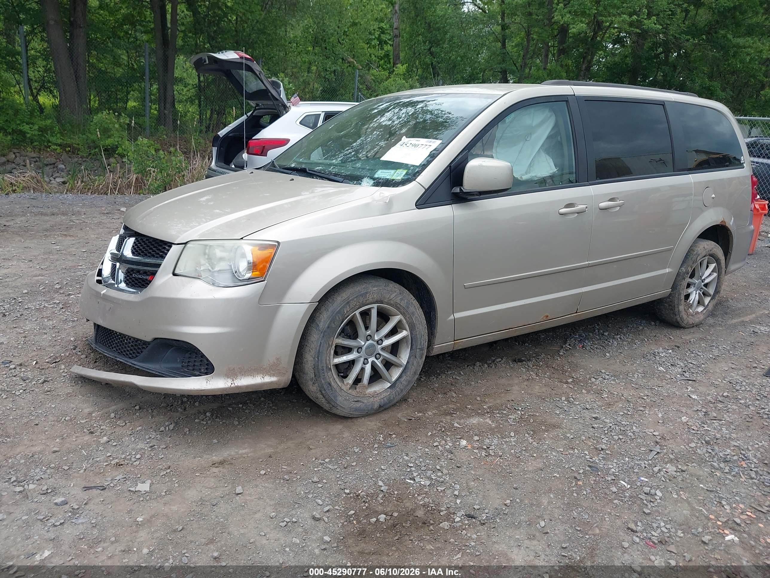2014 Dodge Grand Caravan Sxt Tan vin: 2C4RDGCG2ER371459