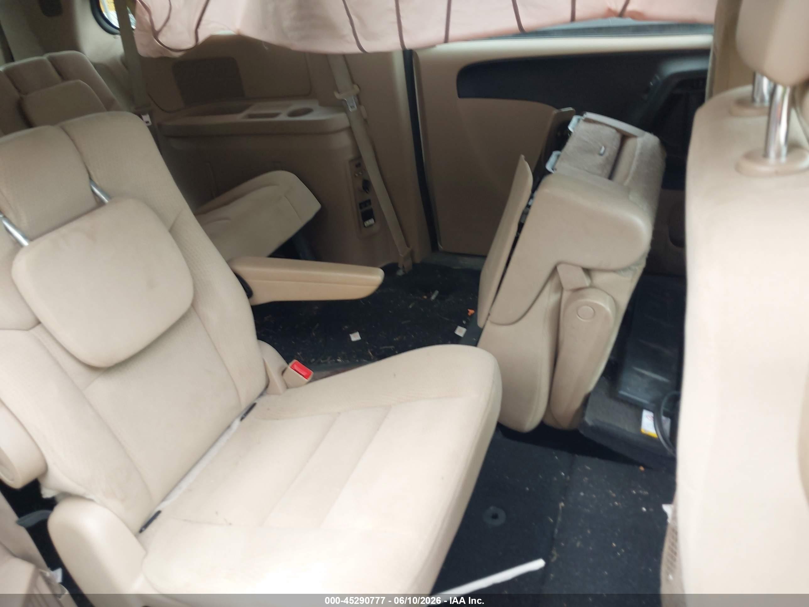 2014 Dodge Grand Caravan Sxt Tan vin: 2C4RDGCG2ER371459