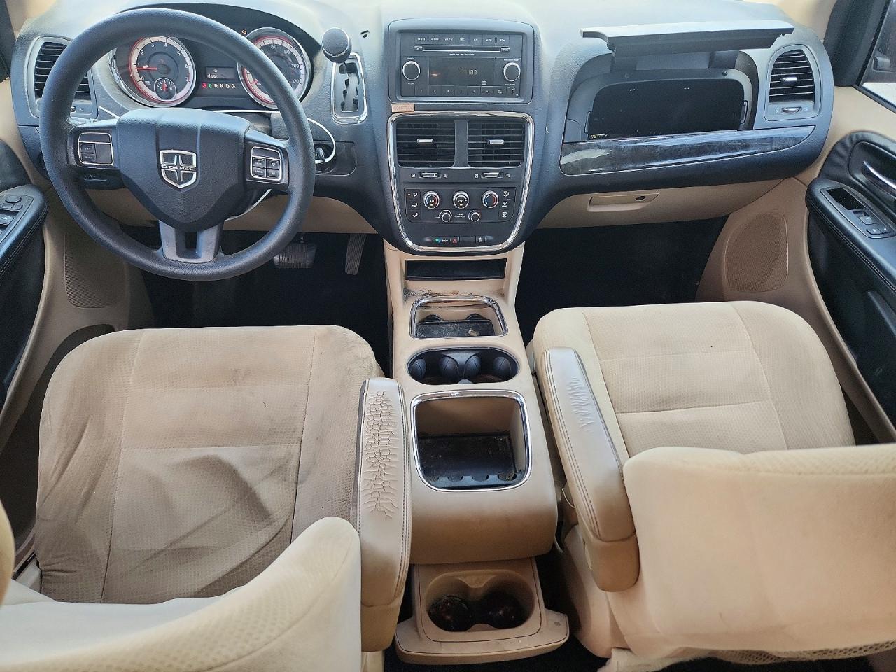 2014 Dodge Grand Caravan Sxt Brown vin: 2C4RDGCG2ER392182