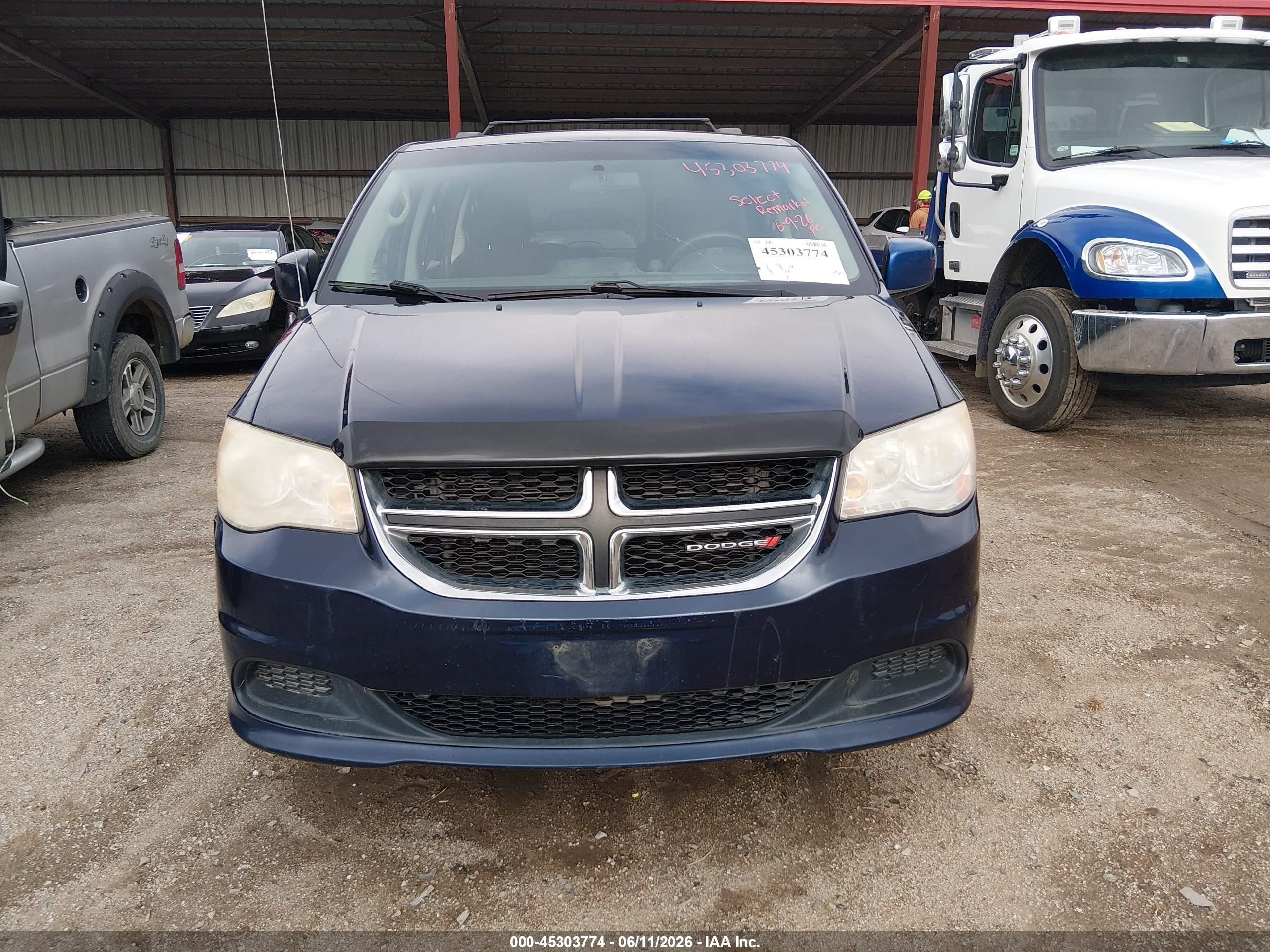 2014 Dodge Grand Caravan Sxt Dark Blue vin: 2C4RDGCG2ER405495