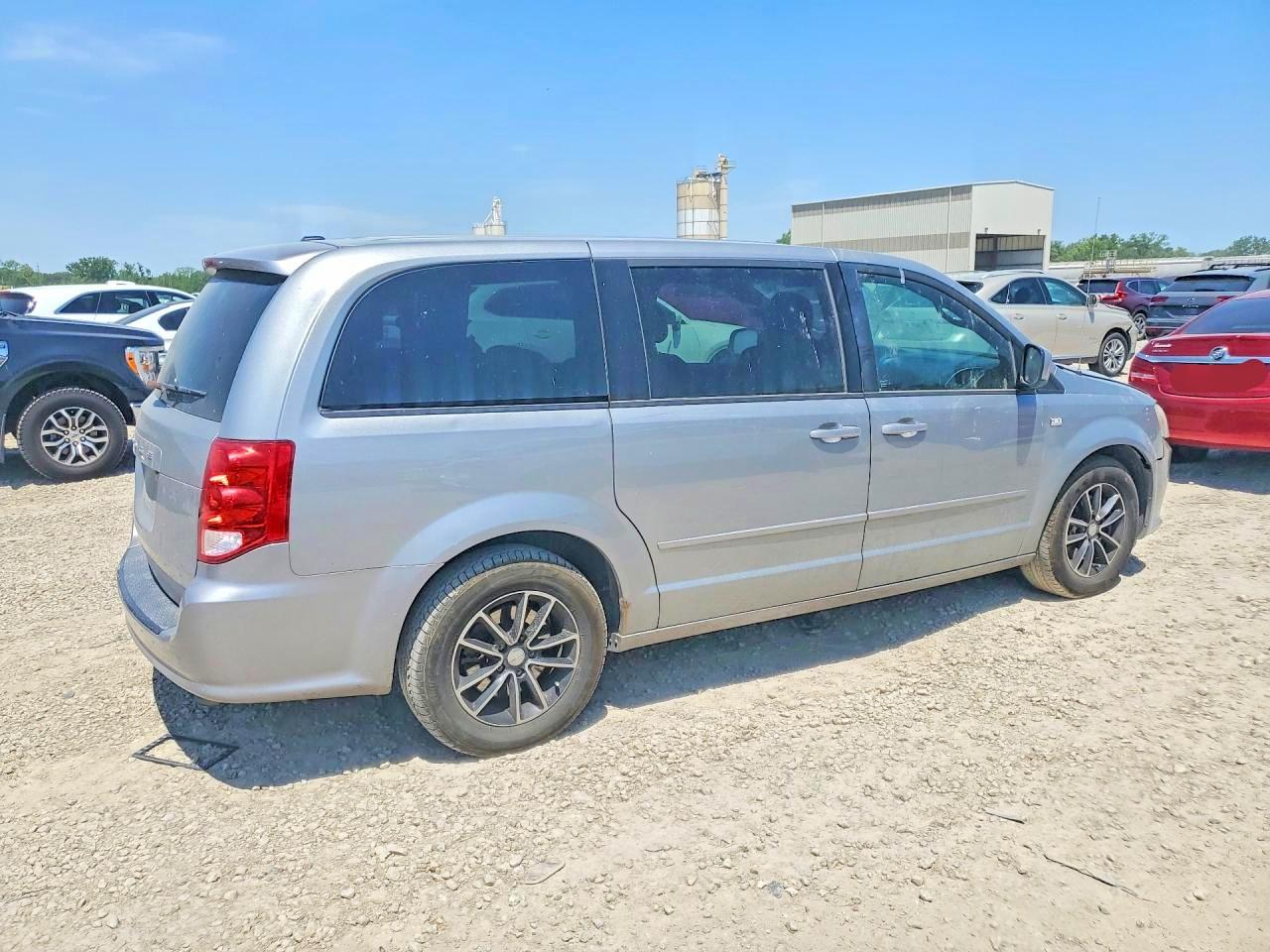 2014 Dodge Grand Caravan Sxt Gray vin: 2C4RDGCG2ER407389