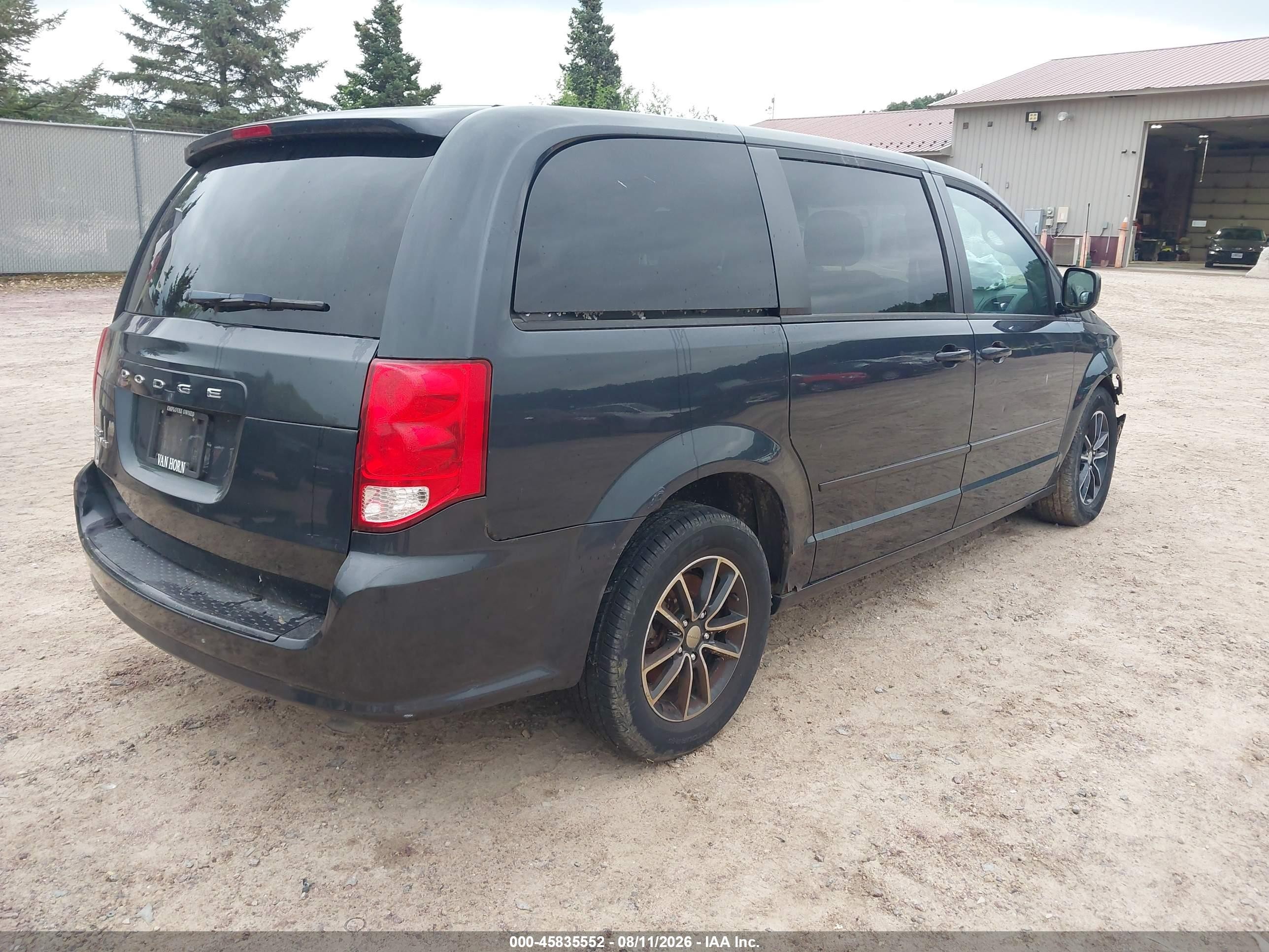 2014 Dodge Grand Caravan Sxt Dark Blue vin: 2C4RDGCG2ER411734