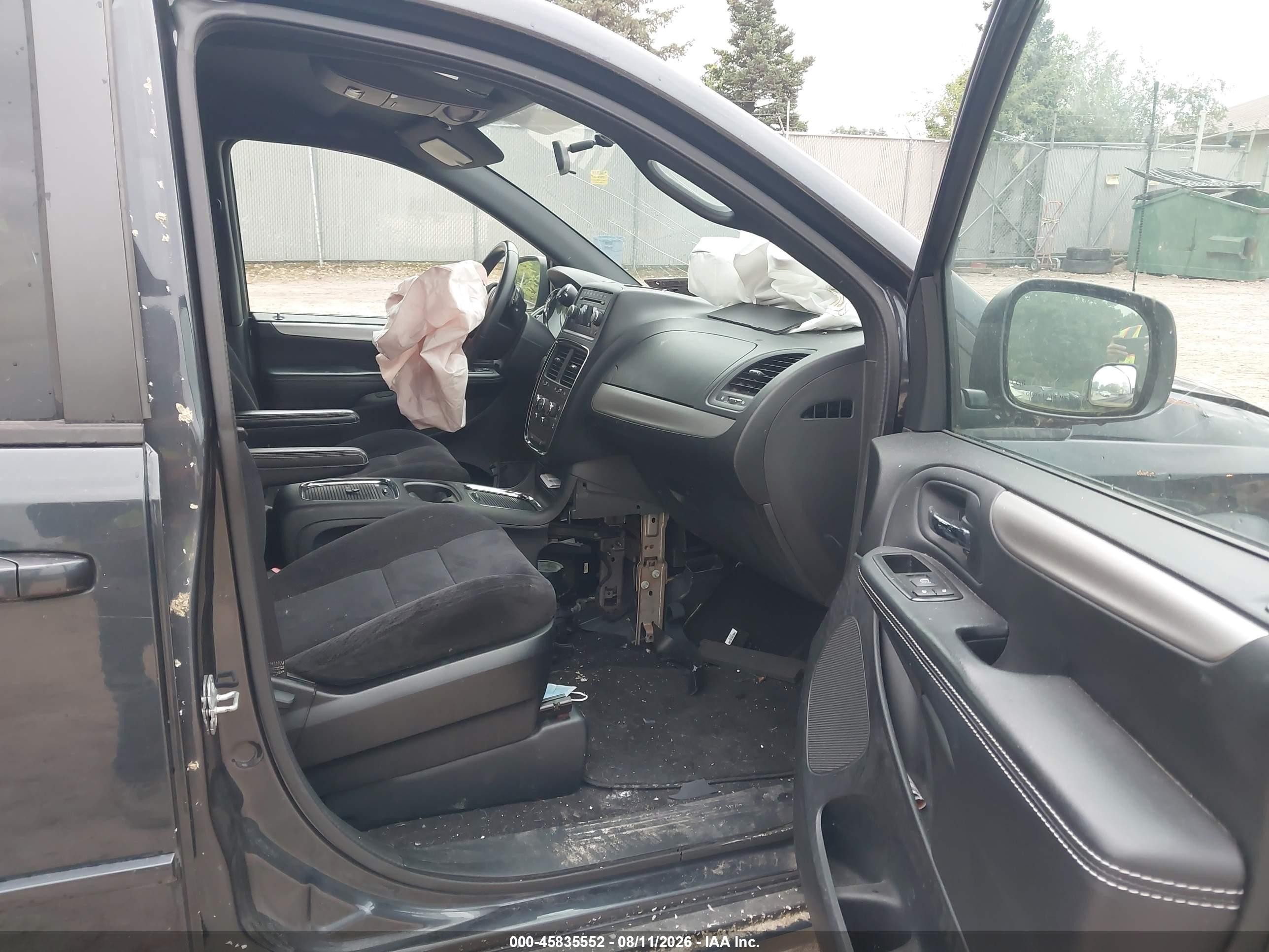 2014 Dodge Grand Caravan Sxt Dark Blue vin: 2C4RDGCG2ER411734