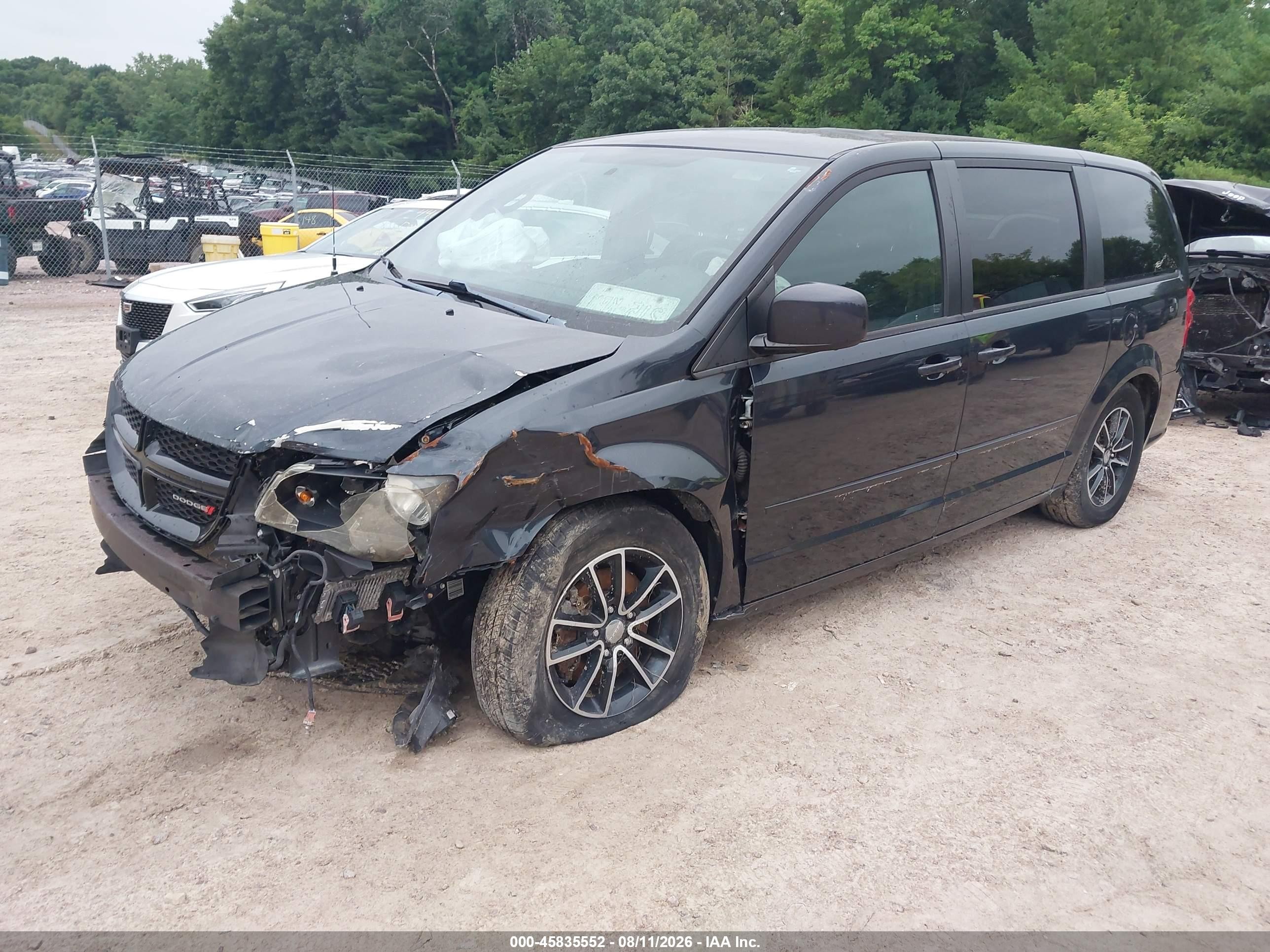 2014 Dodge Grand Caravan Sxt Dark Blue vin: 2C4RDGCG2ER411734