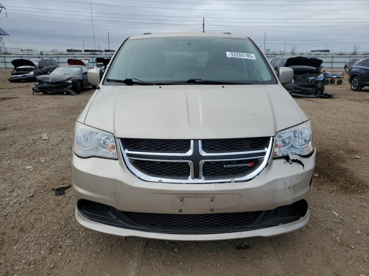 2014 Dodge Grand Caravan Sxt Beige vin: 2C4RDGCG2ER471741