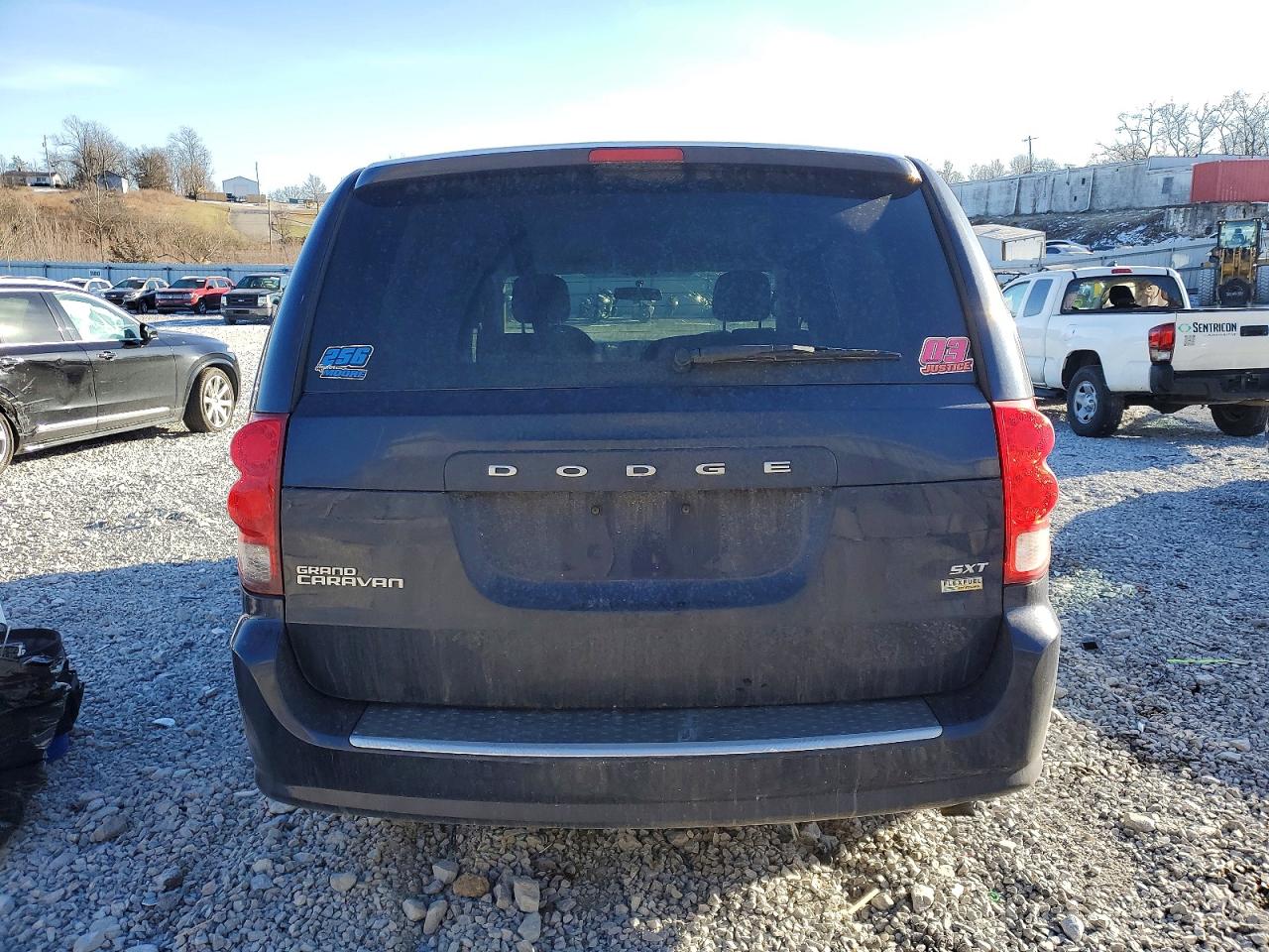 2014 Dodge Grand Caravan Sxt Blue vin: 2C4RDGCG2ER478219