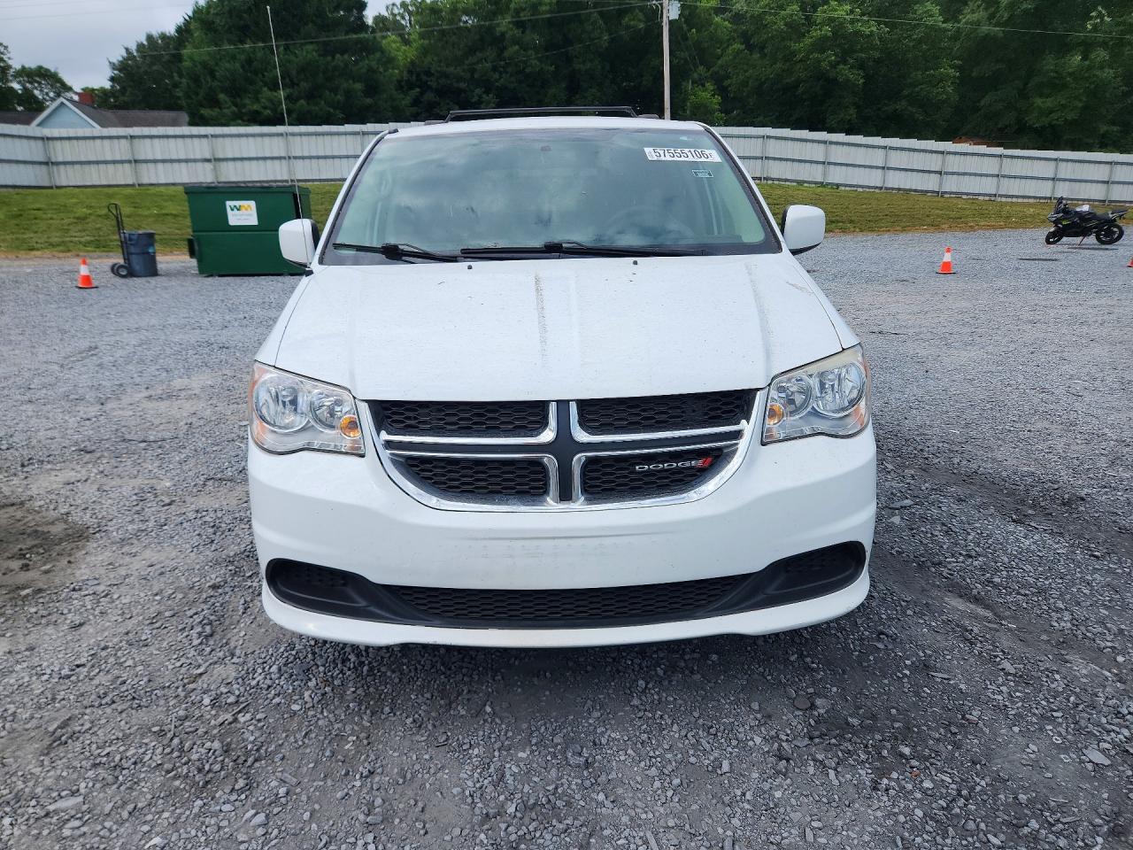 2015 Dodge Grand Caravan Sxt White vin: 2C4RDGCG2FR531051