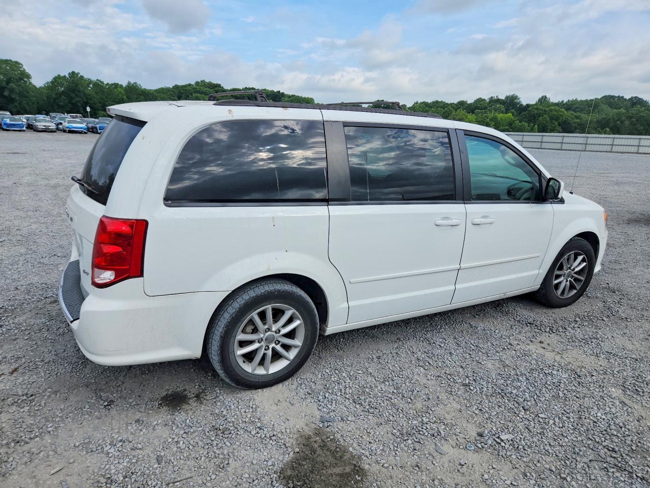 2015 Dodge Grand Caravan Sxt White vin: 2C4RDGCG2FR531051