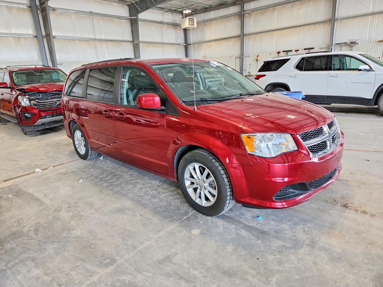 2015 Dodge Grand Caravan Sxt Red vin: 2C4RDGCG2FR566463