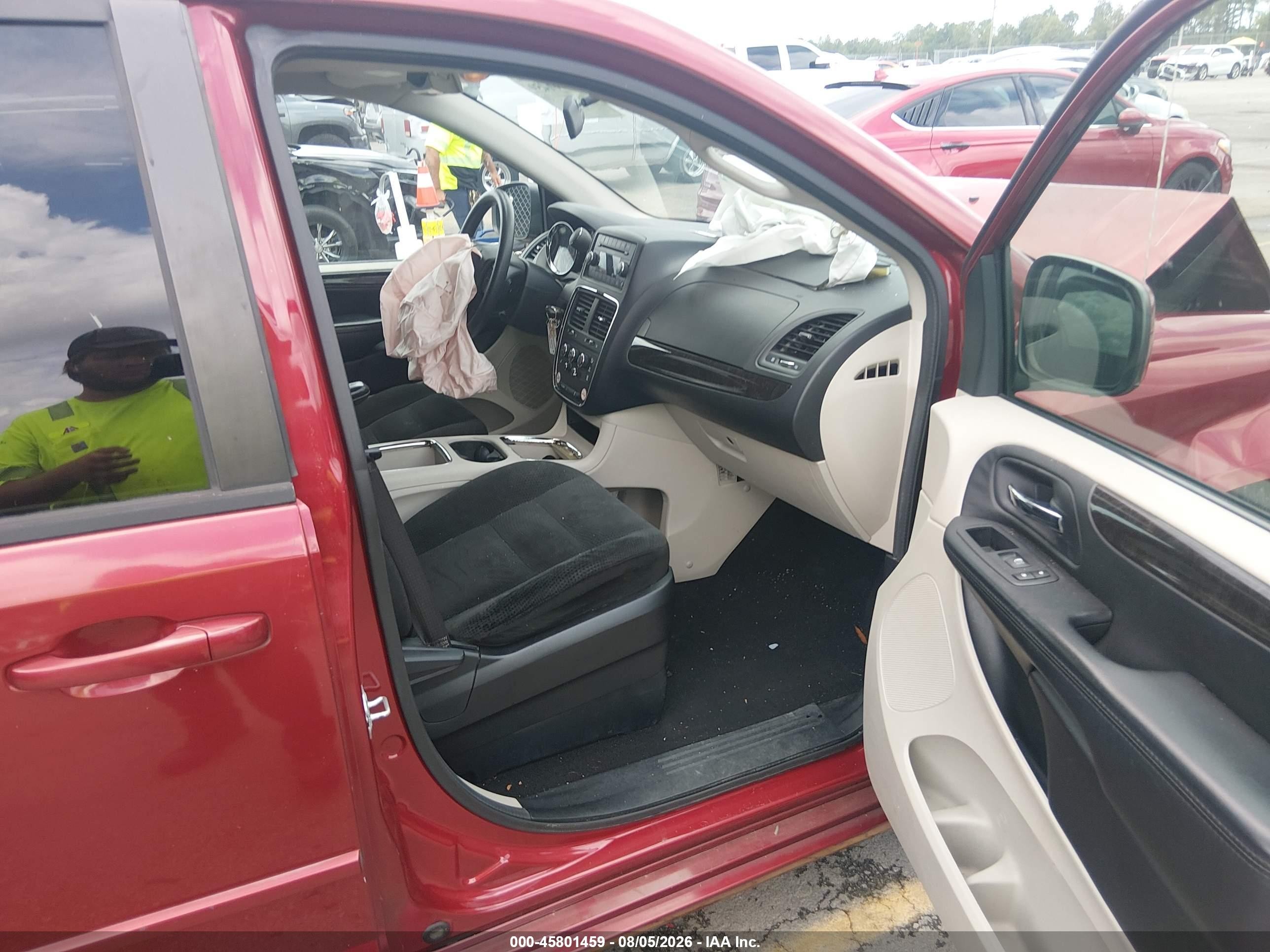 2015 Dodge Grand Caravan Sxt Red vin: 2C4RDGCG2FR712389