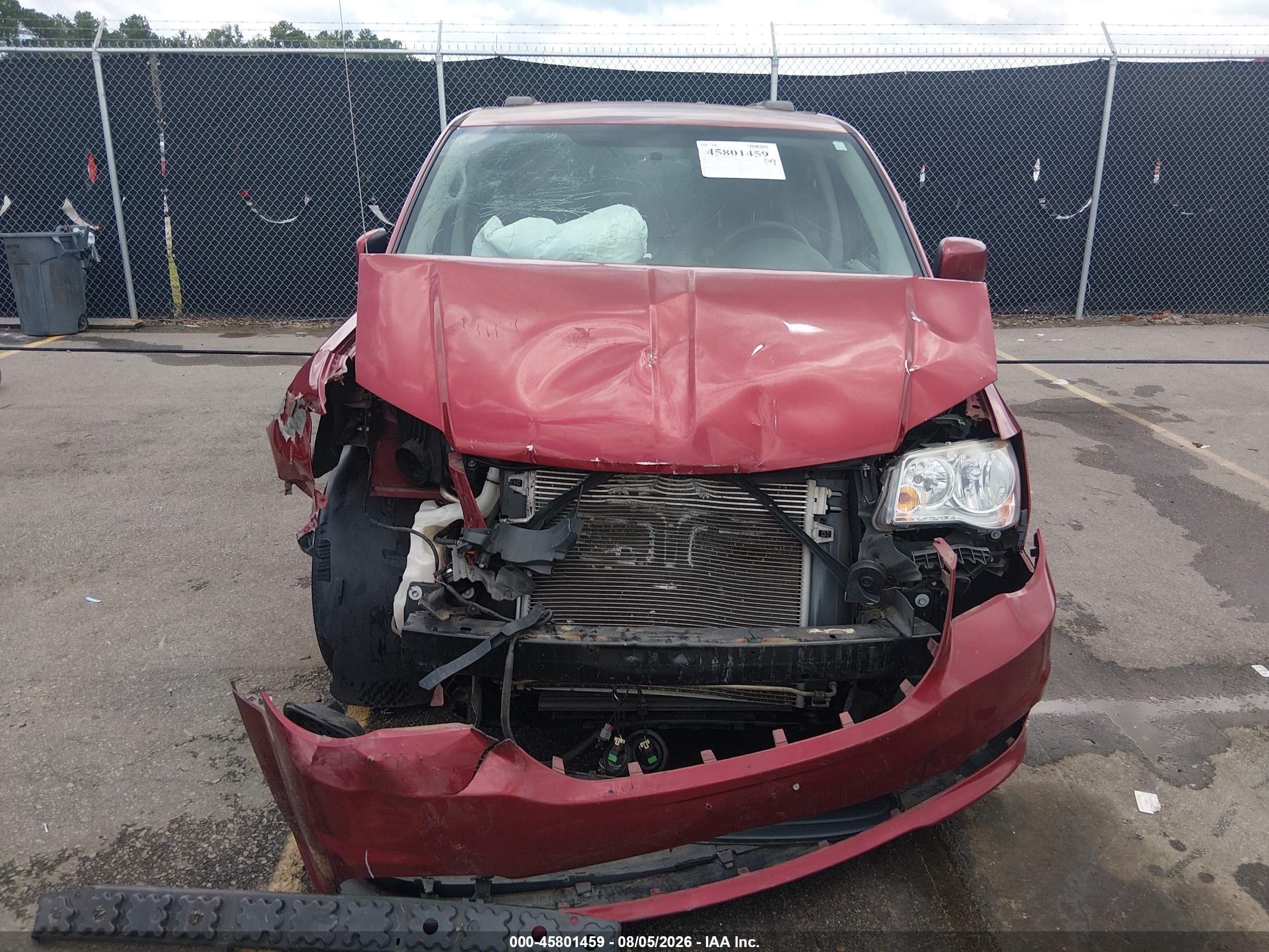 2015 Dodge Grand Caravan Sxt Red vin: 2C4RDGCG2FR712389