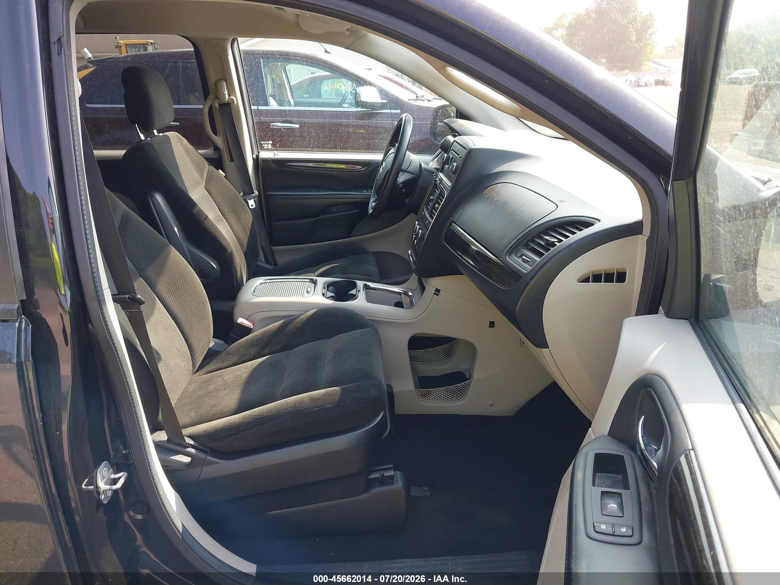 2015 Dodge Grand Caravan Sxt Black vin: 2C4RDGCG2FR717219