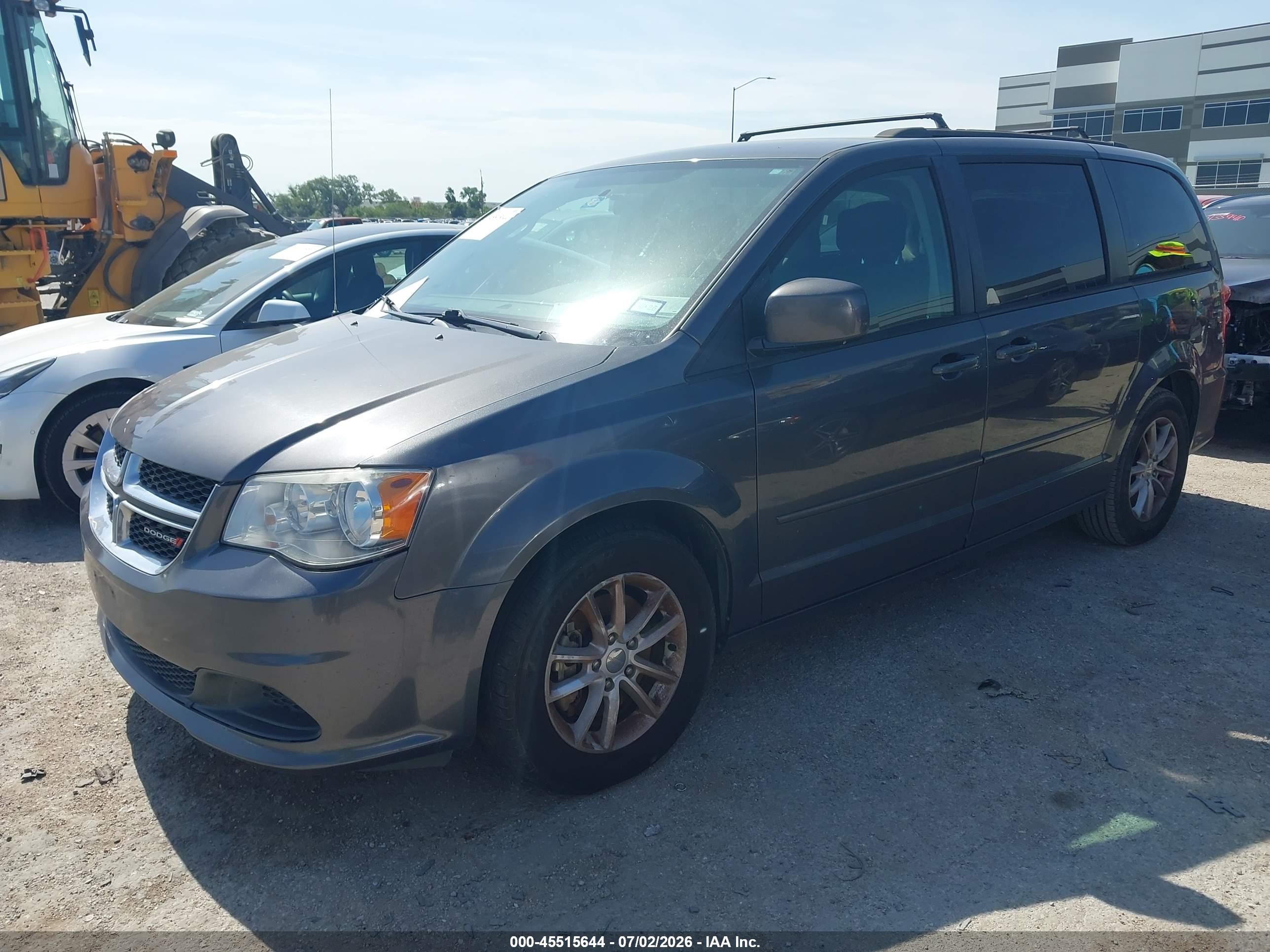 2015 Dodge Grand Caravan Sxt Gray vin: 2C4RDGCG2FR733422