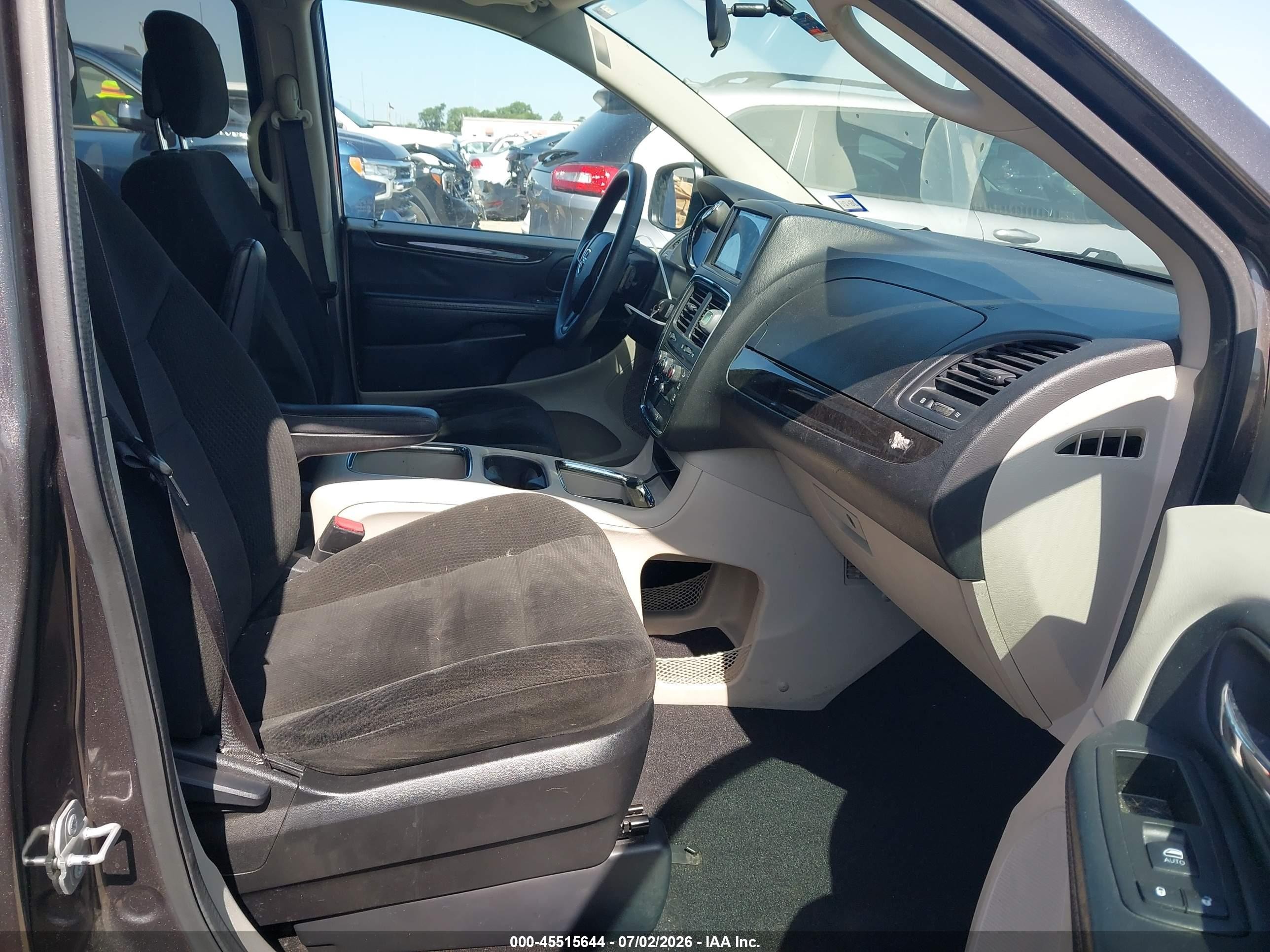 2015 Dodge Grand Caravan Sxt Gray vin: 2C4RDGCG2FR733422