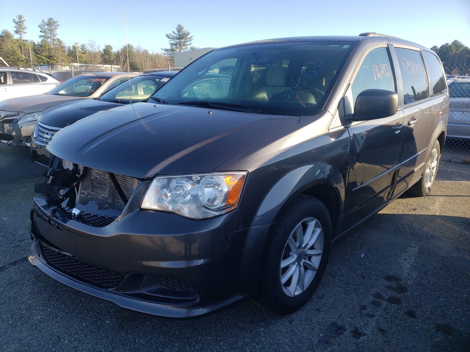 2016 Dodge Grand Caravan Sxt Charcoal vin: 2C4RDGCG2GR212069