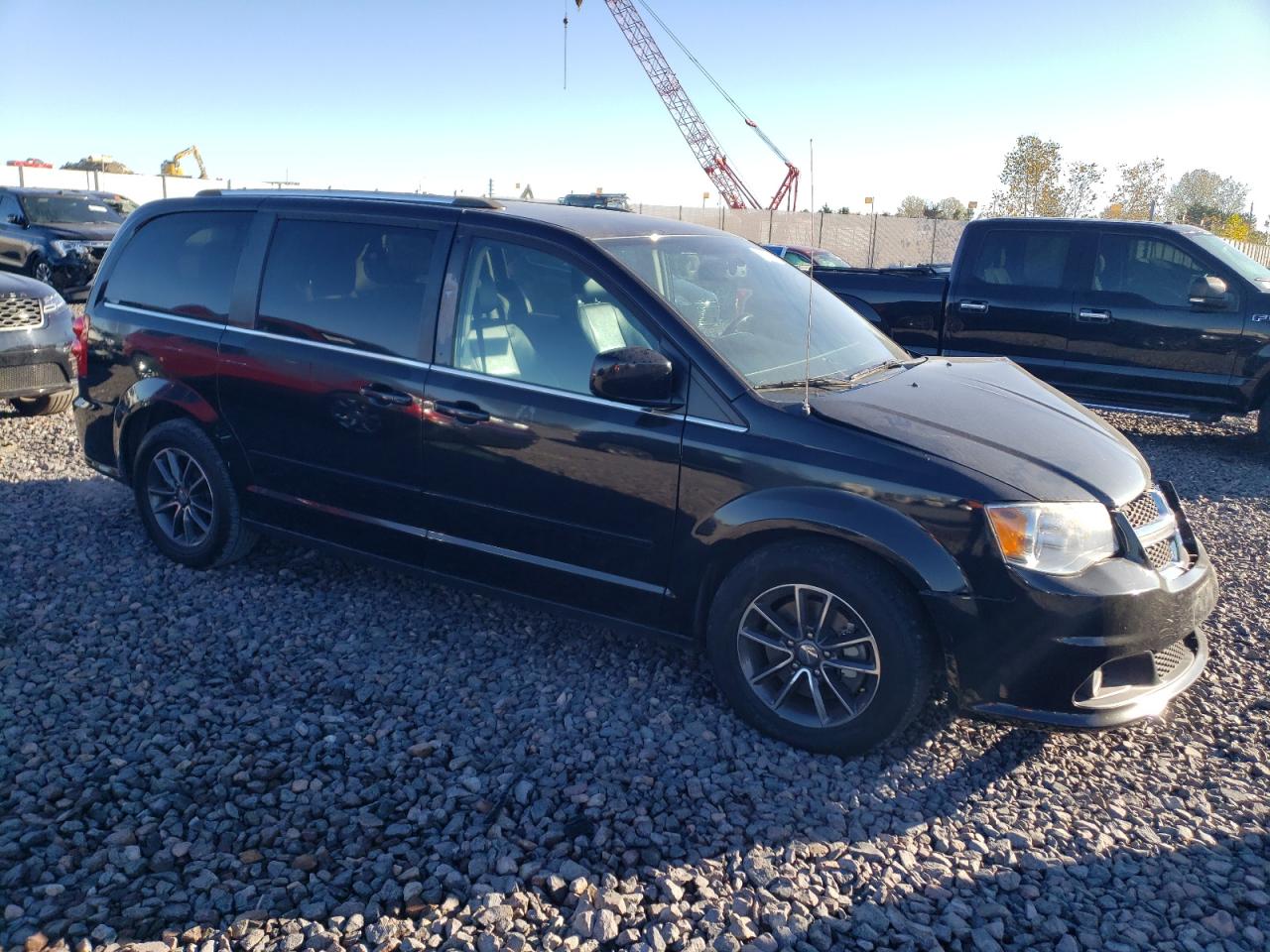 2017 Dodge Grand Caravan Black vin: 2C4RDGCG2HR581001