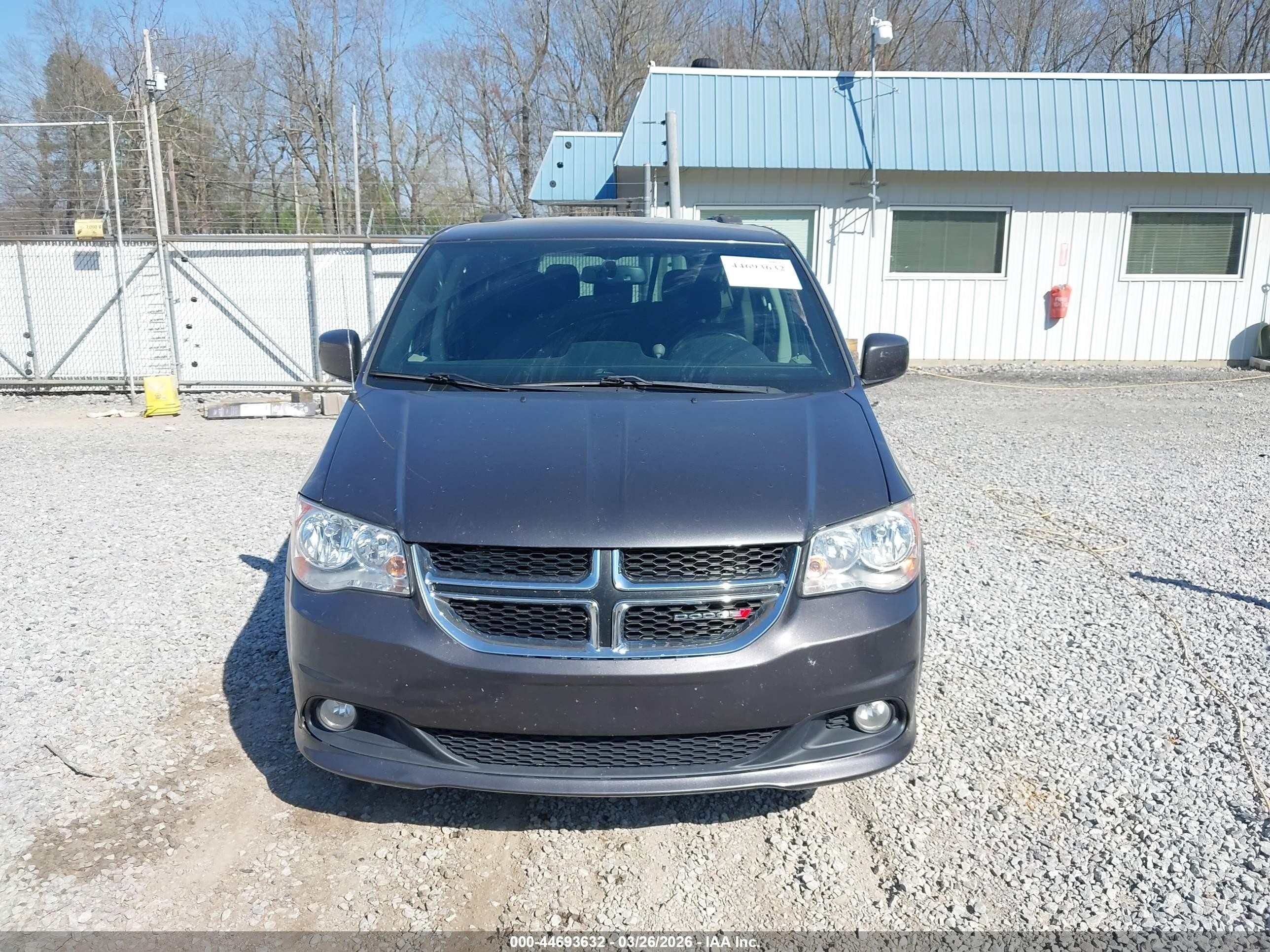 2017 Dodge Grand Caravan Sxt Gray vin: 2C4RDGCG2HR673757