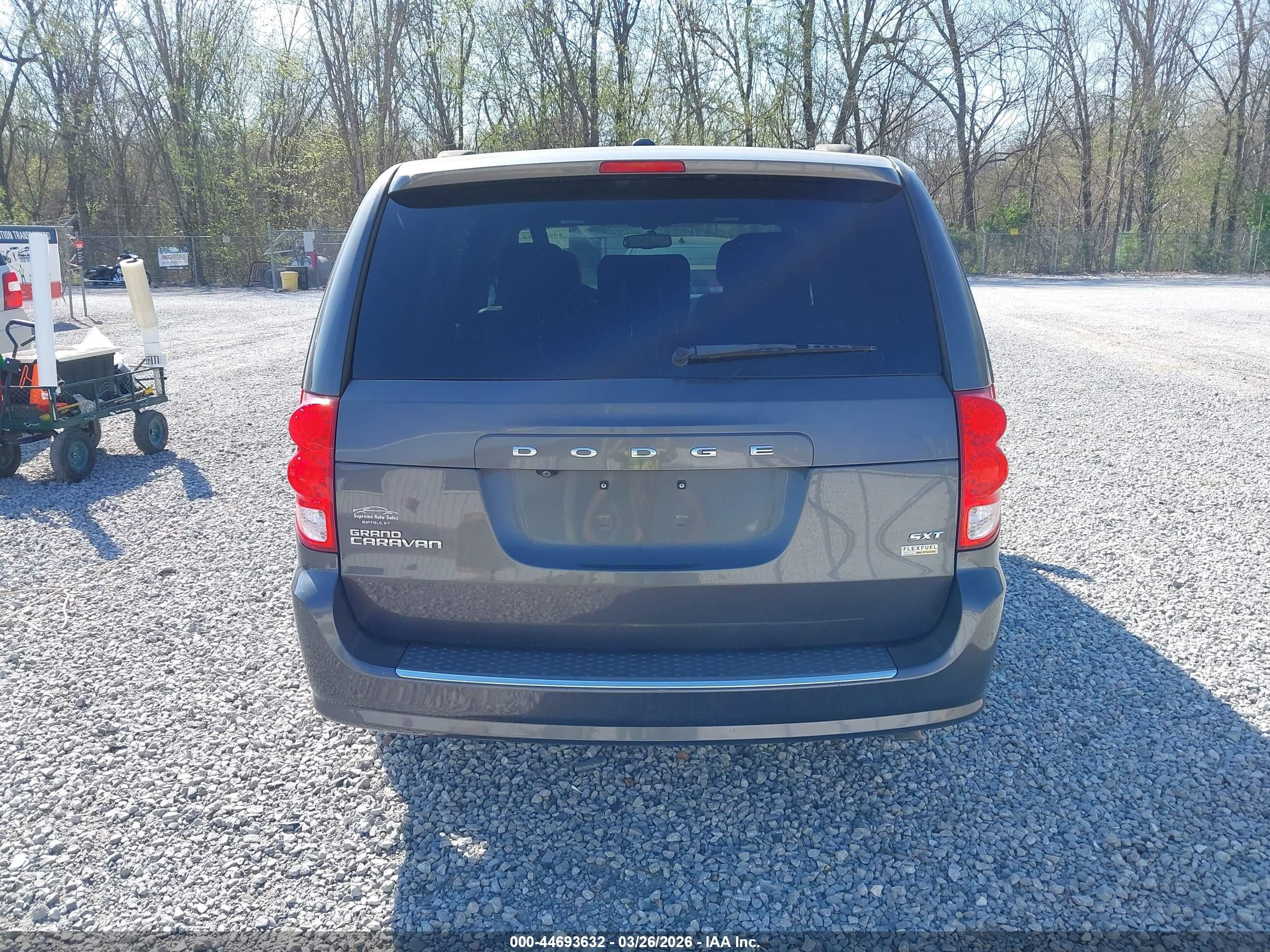 2017 Dodge Grand Caravan Sxt Gray vin: 2C4RDGCG2HR673757