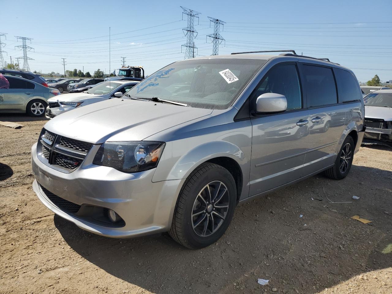 2017 Dodge Grand Caravan Sxt Silver vin: 2C4RDGCG2HR829652