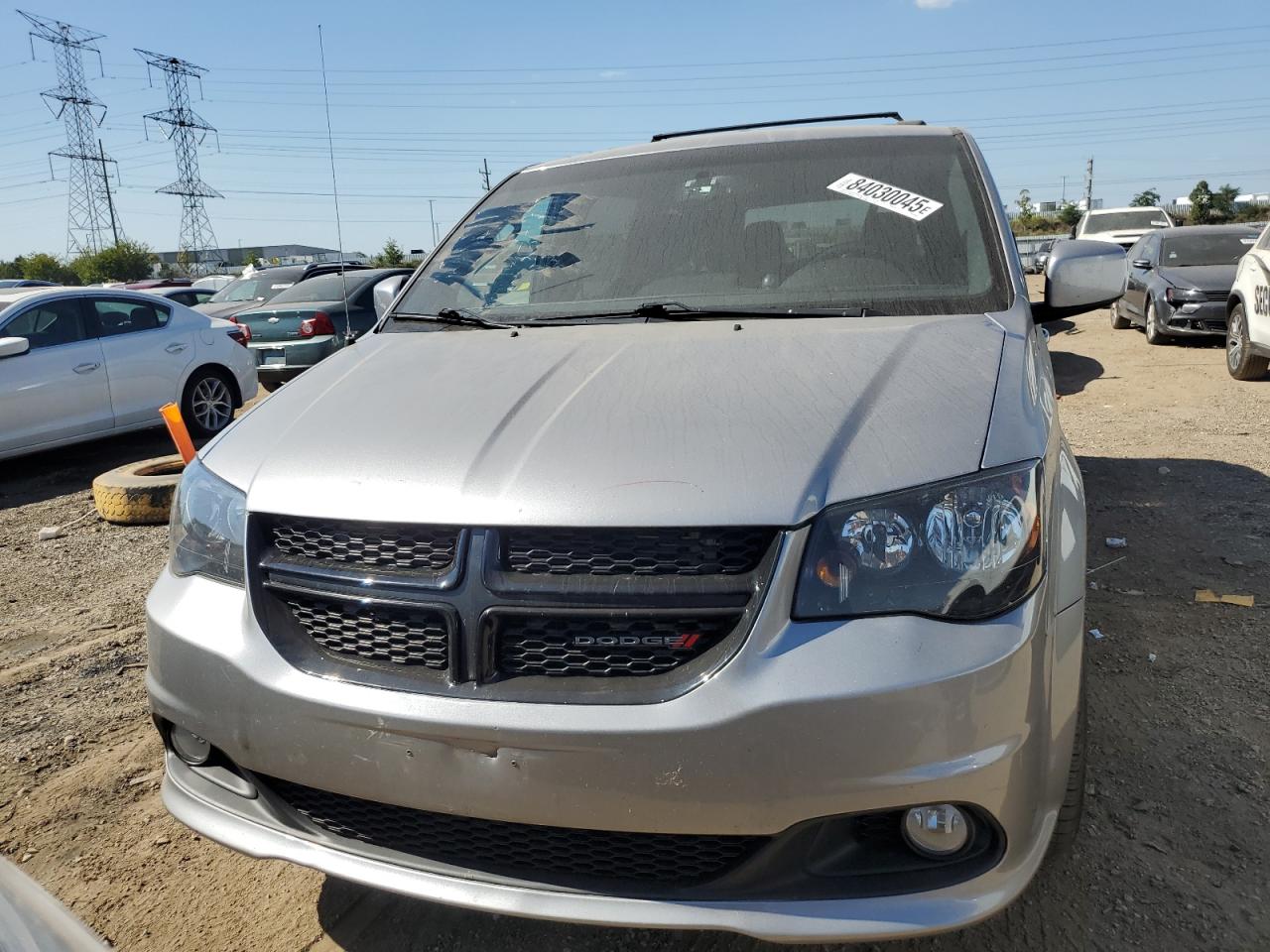 2017 Dodge Grand Caravan Sxt Silver vin: 2C4RDGCG2HR829652