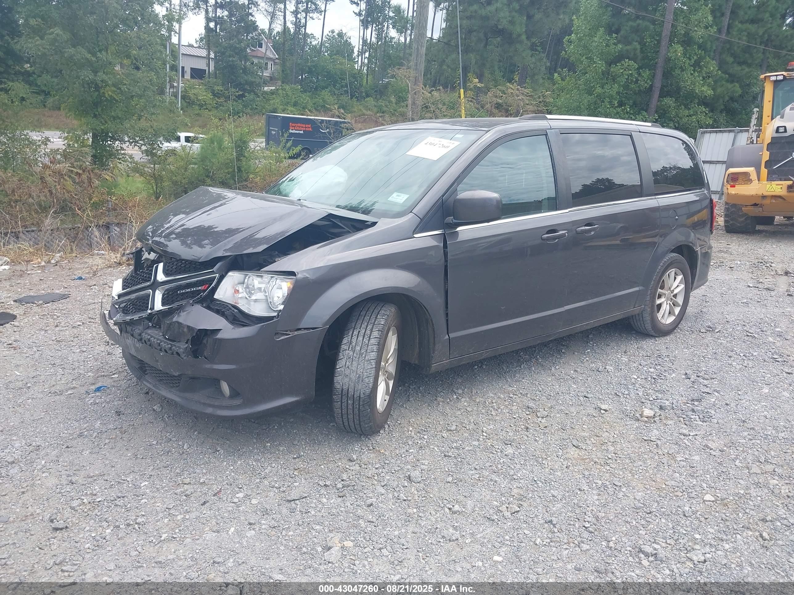 2018 Dodge Grand Caravan Sxt Gray vin: 2C4RDGCG2JR241353