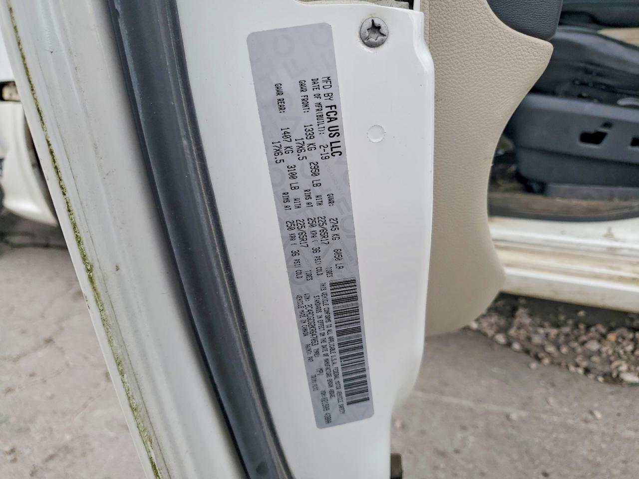 2019 Dodge Grand Caravan Sxt White vin: 2C4RDGCG2KR647053