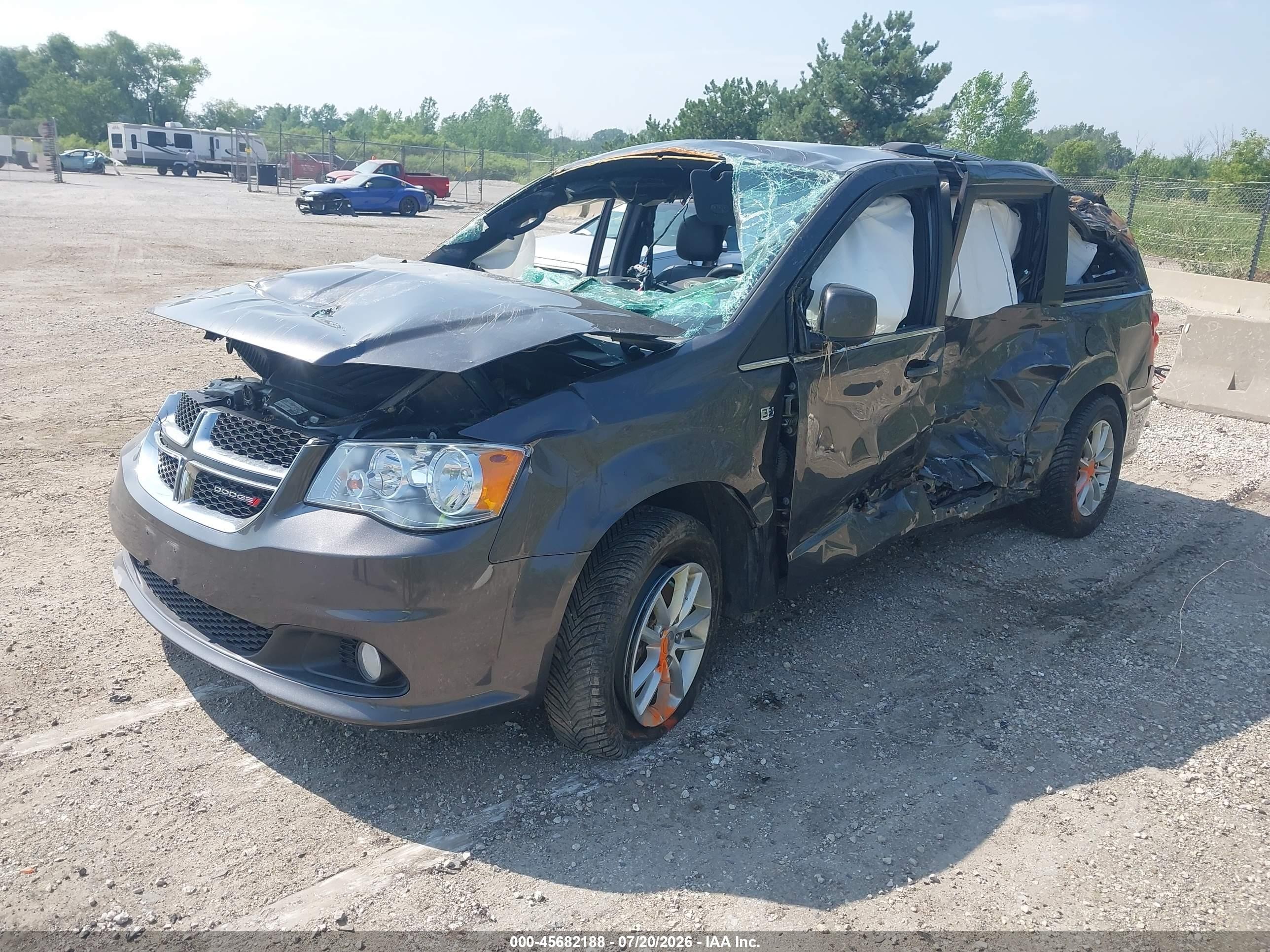 2019 Dodge Grand Caravan Sxt 35th Anniversary Edition Серый vin: 2C4RDGCG2KR766186